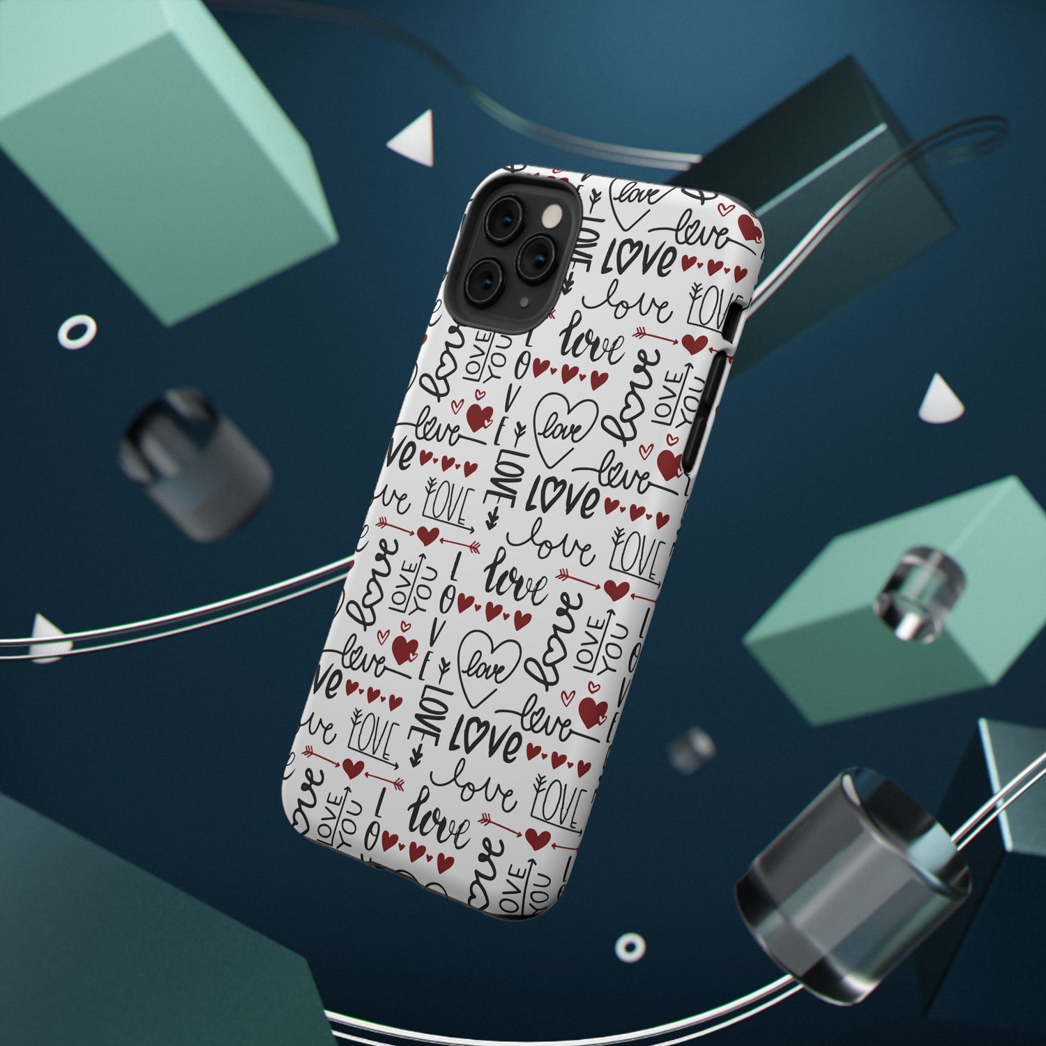 Impact-Resistant Cases-Valentine's Day Love