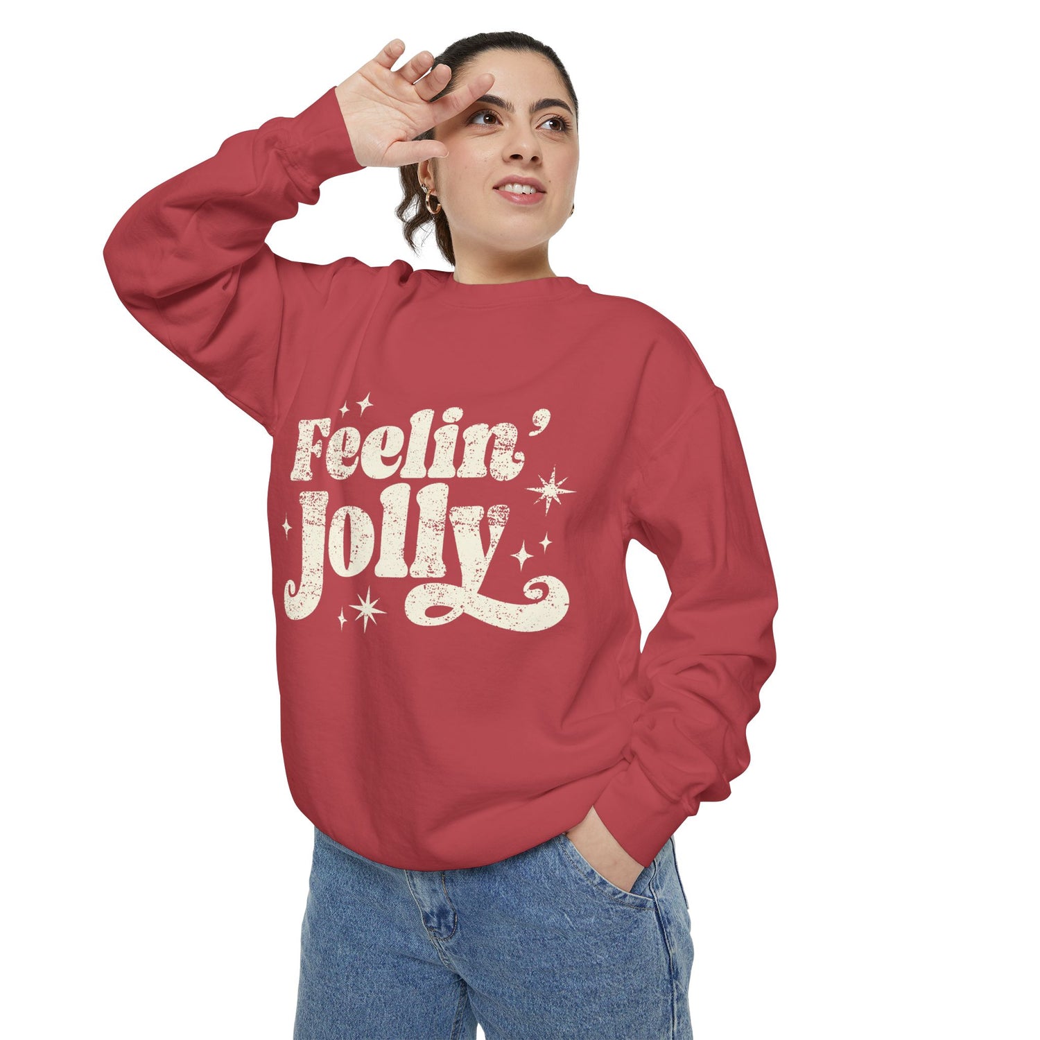 Premium Feelin' Jolly Comfort Colors Sweatshirt