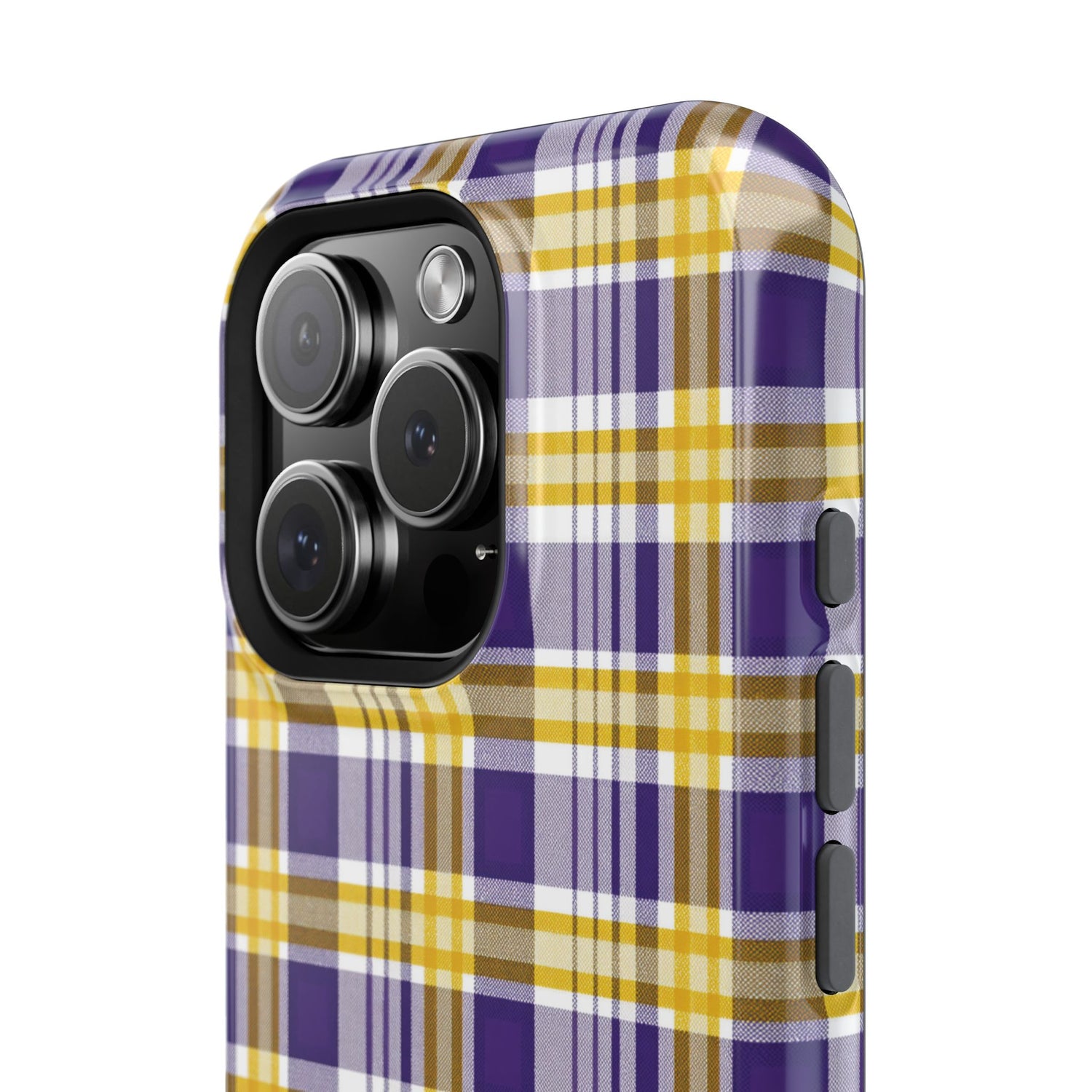 Impact-Resistant Phone Case- Louisiana Plaid