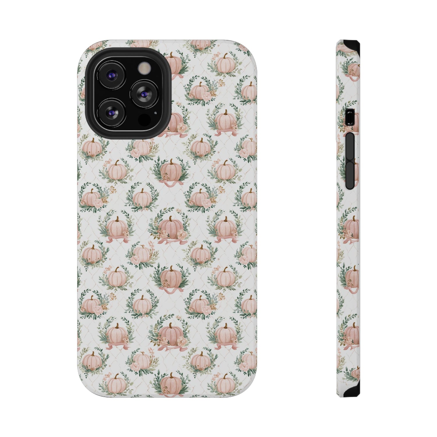 Elegant Pumpkin Impact-Resistant Phone Case, iPhone, Samsung