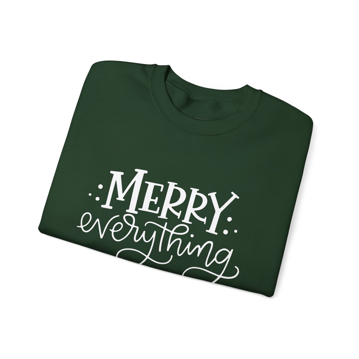 Merry Everything Gildan Crewneck Sweatshirt