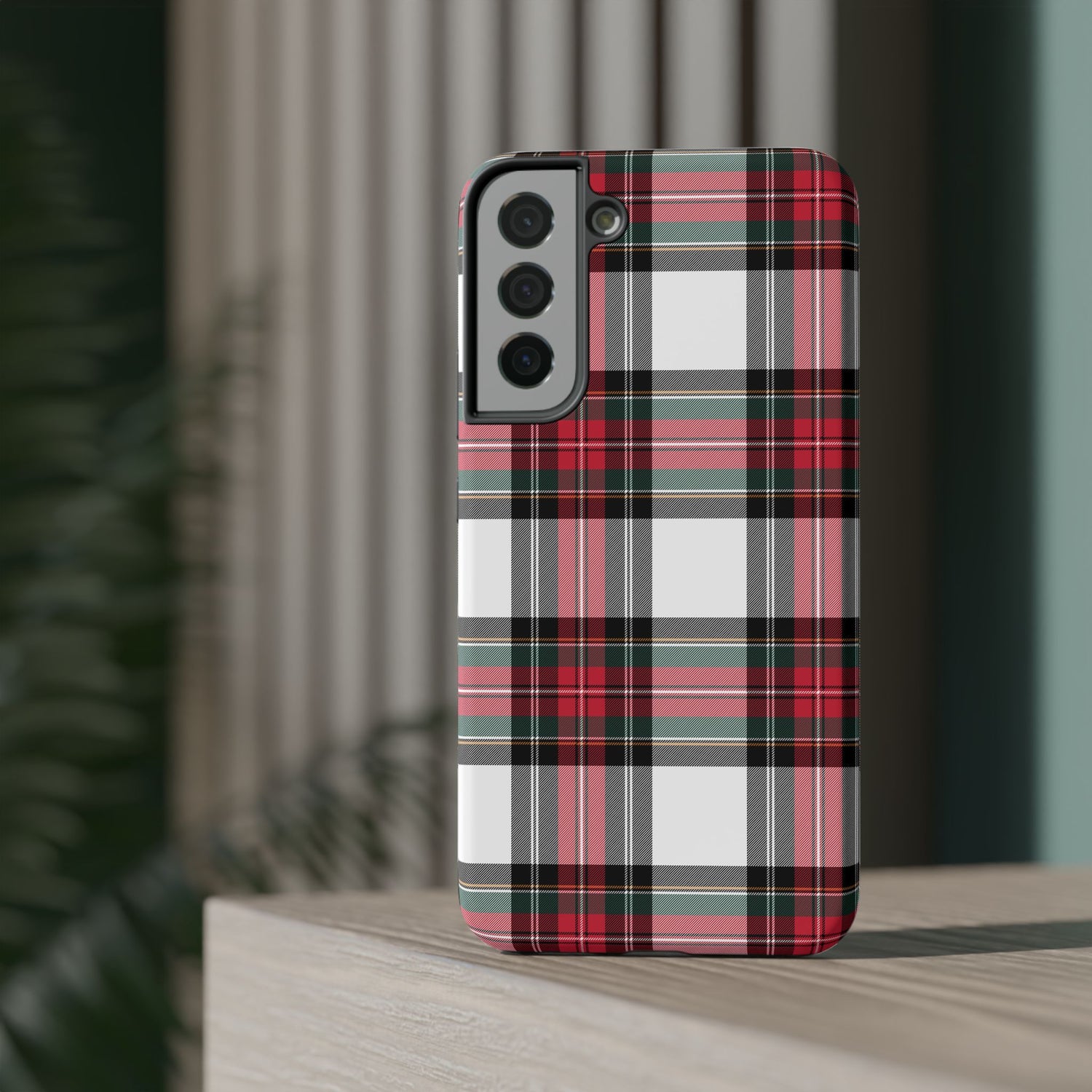New Tartan Christmas Plaid Impact-Resistant Cases, iPhone, Samsung