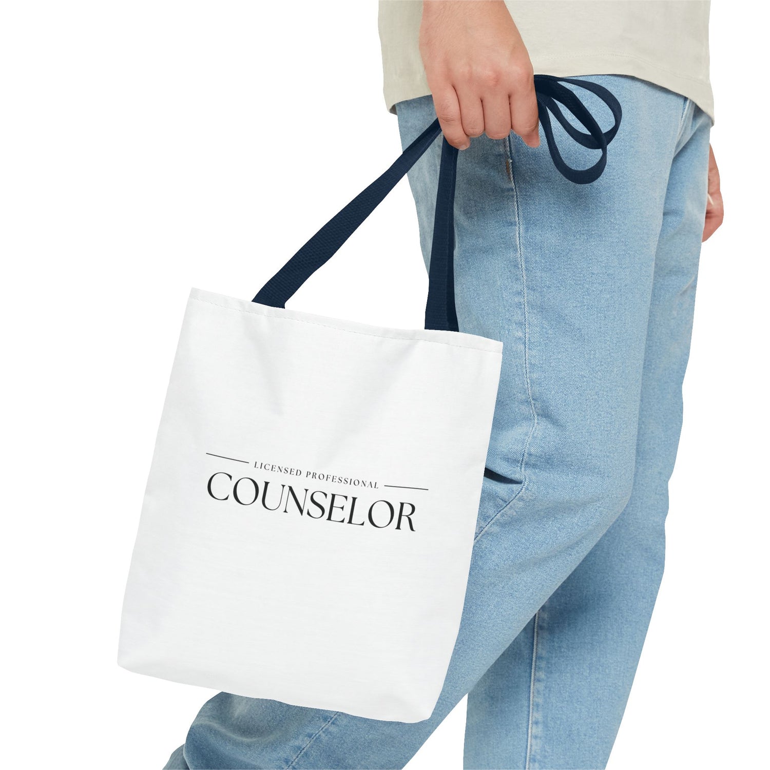Licensed Counselor Tote Bag | Eco-Friendly Shopping Bag | Gift for Counselors, Therapist Tote, Daily Use Bag, Professional Accessory