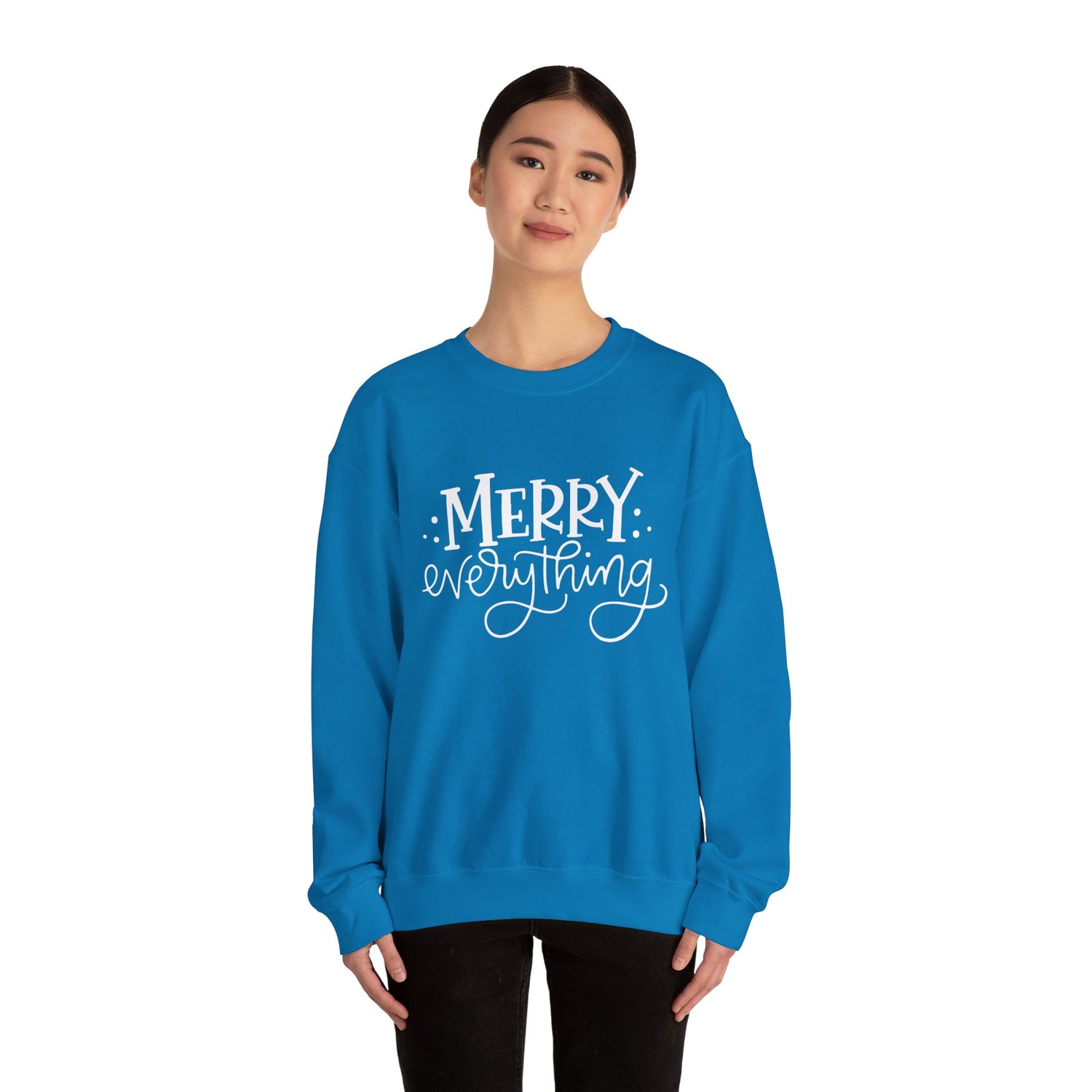 Merry Everything Gildan Crewneck Sweatshirt