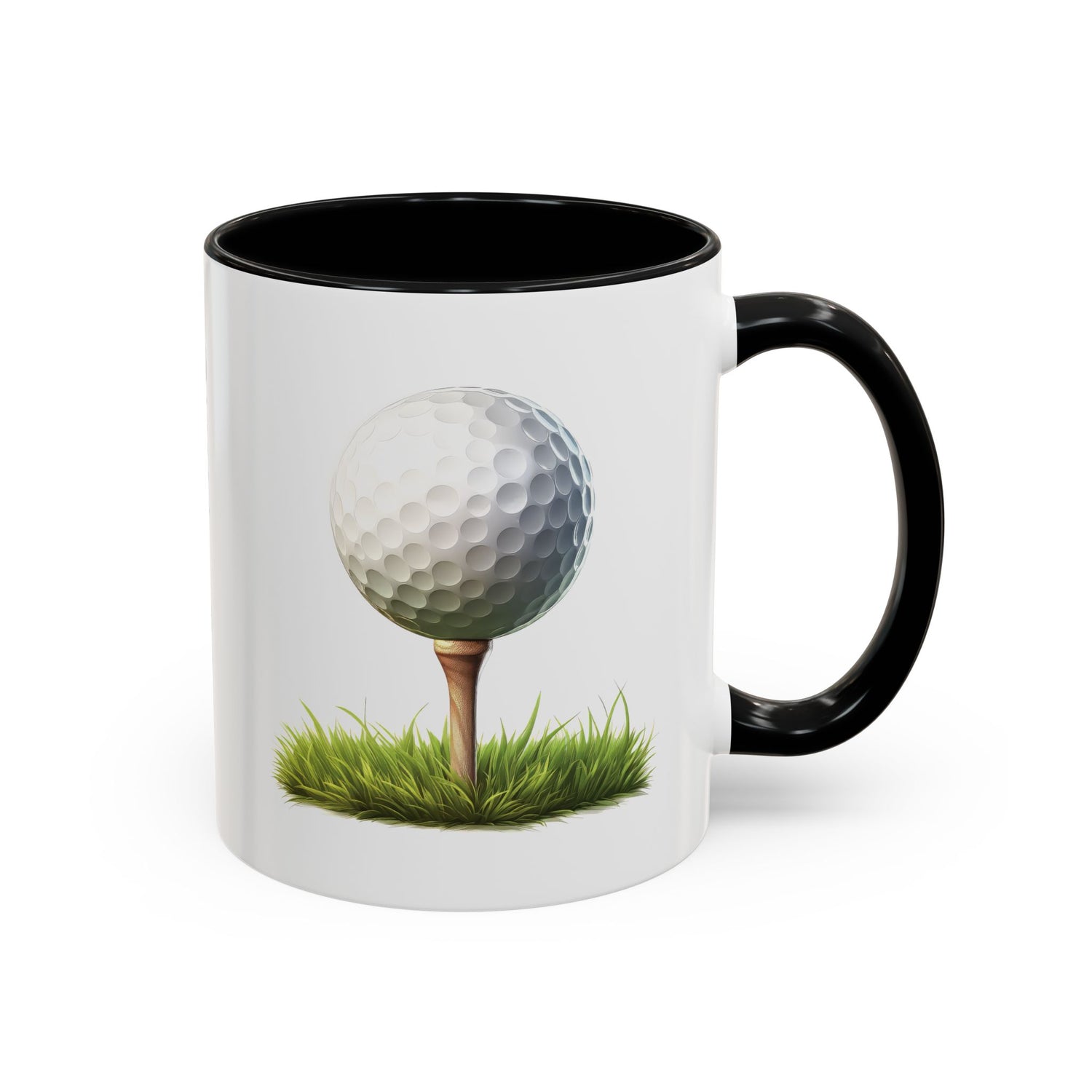 Golf Lover's Accent Coffee Mug - Perfect Gift for Golfers, Tee Time Enthusiasts, Sports Coffee Mug, Fun Golf Decor, Unique Golf Gifts
