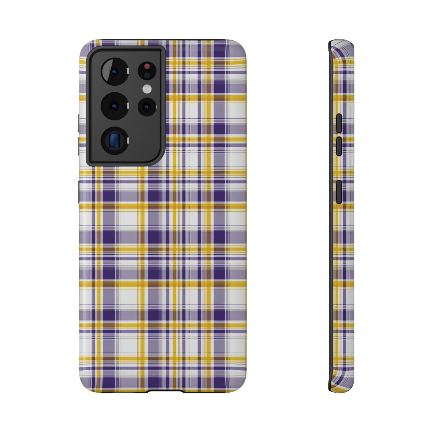 Louisiana Plaid Impact-Resistant Phone Case