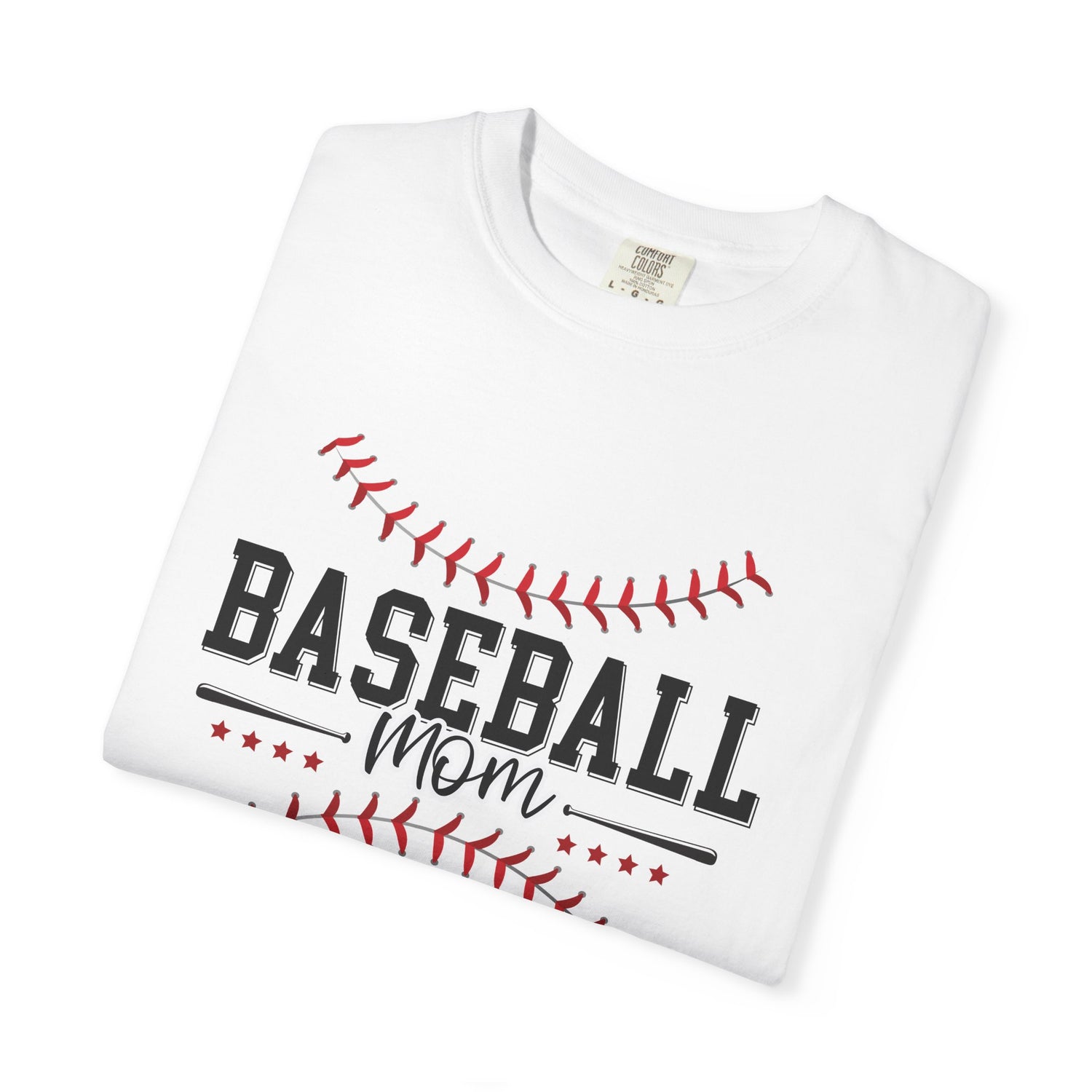 Baseball Mom T-Shirt, Unisex Garment-Dyed Tee, Perfect for Game Days, Mother's Day Gift, Casual Wear, Soft Cotton Tee