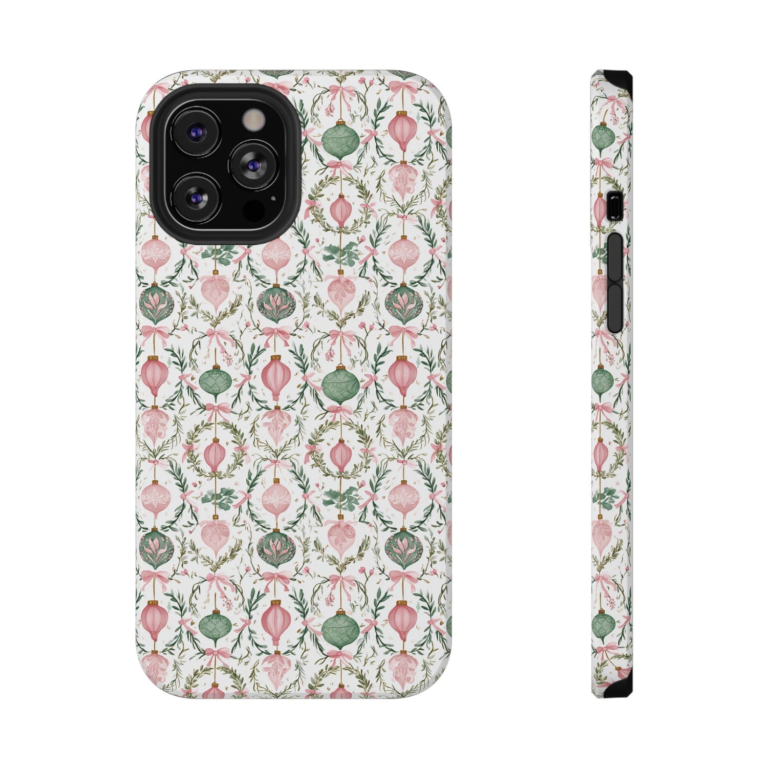 Holiday Ornaments Impact-Resistant Phone Case, iPhone, Samsung
