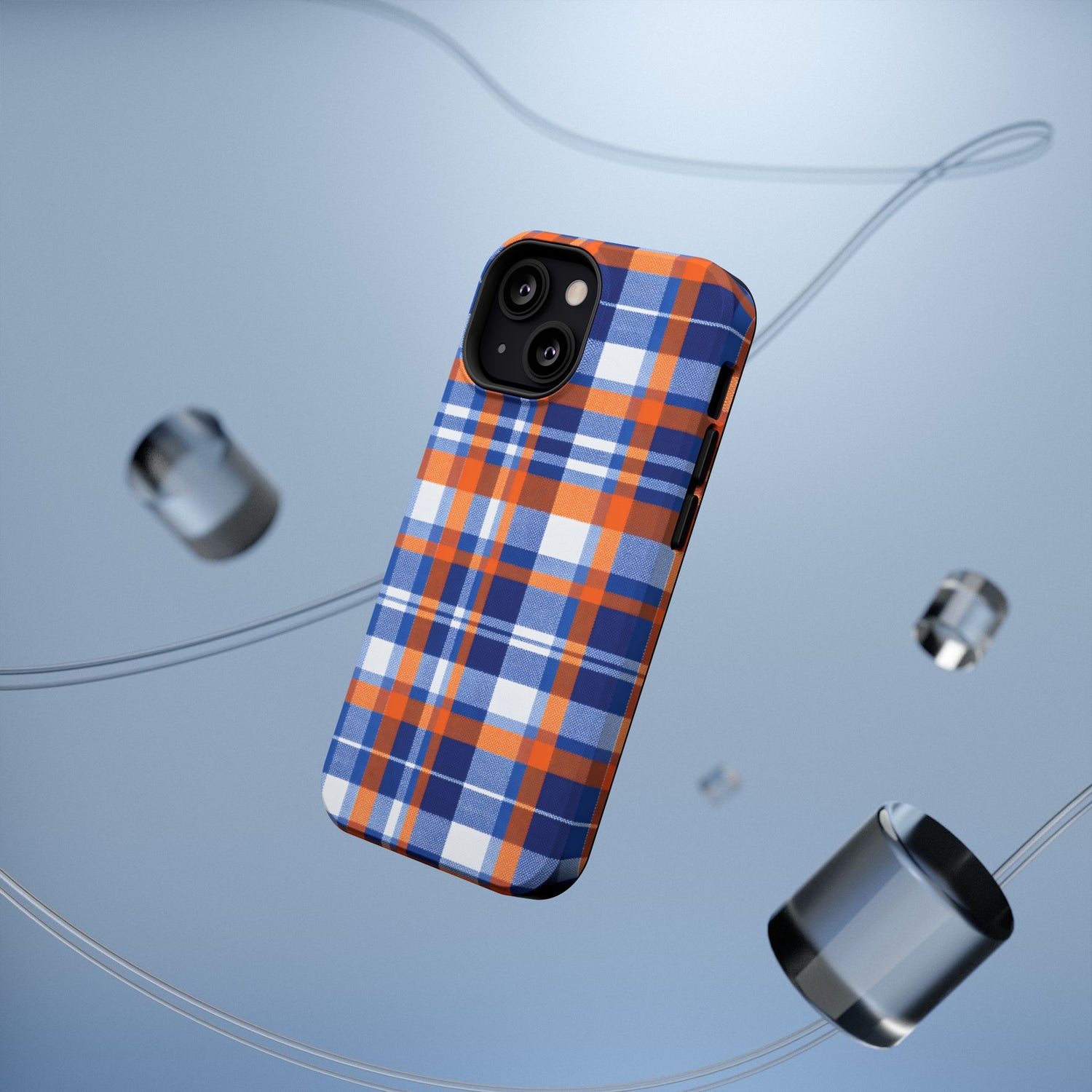 Impact-Resistant Phone Case- Florida Plaid