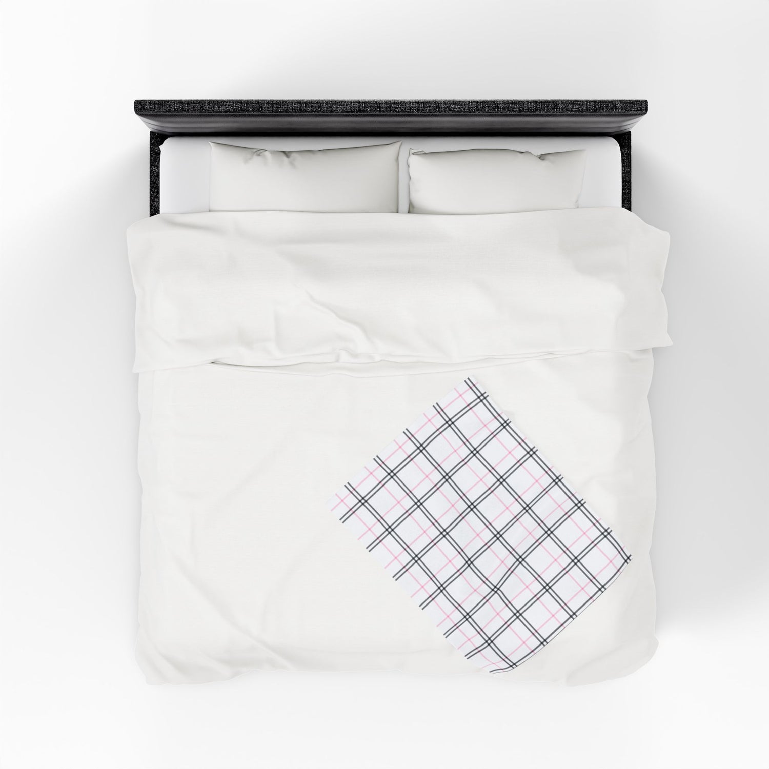 Cozy Plaid Velveteen Plush Blanket, Soft Throw for Home Decor, Perfect for Gifts, Relaxing, Holiday Comfort, Snuggling, Winter Warmth