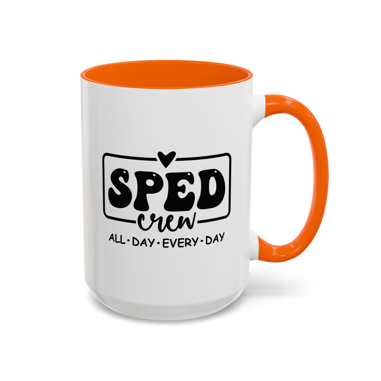SPED Crew Accent Coffee Mug - Perfect for Teachers, Staff Gifts, Educational Appreciation, Fun Coffee Lovers