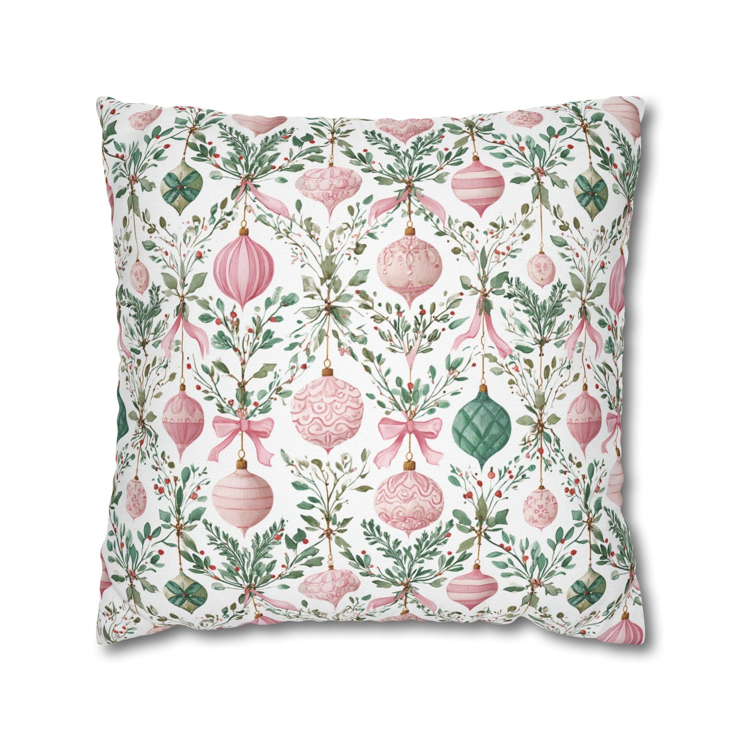Christmas Ornament Throw Pillow Covers