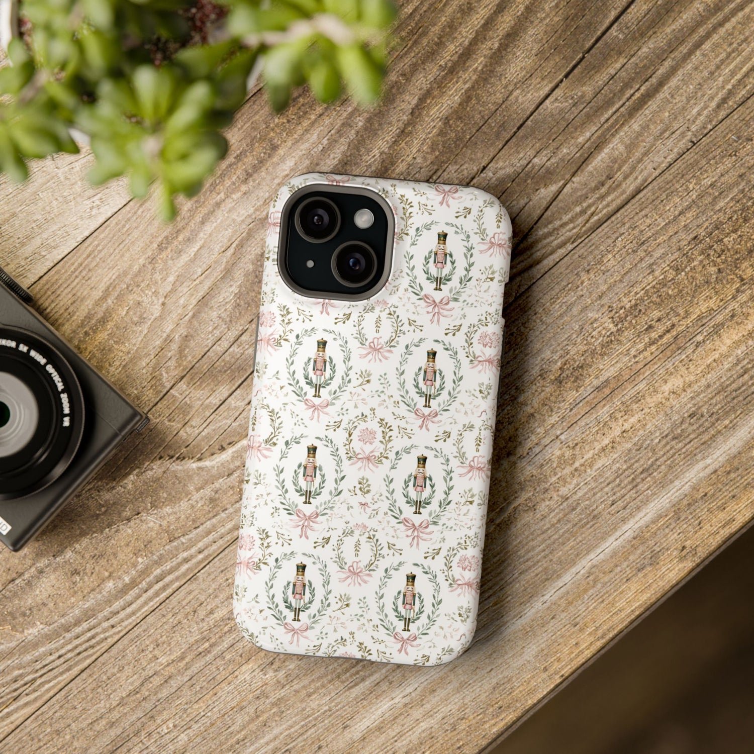 Impact-Resistant Phone Case- Nutcracker Floral