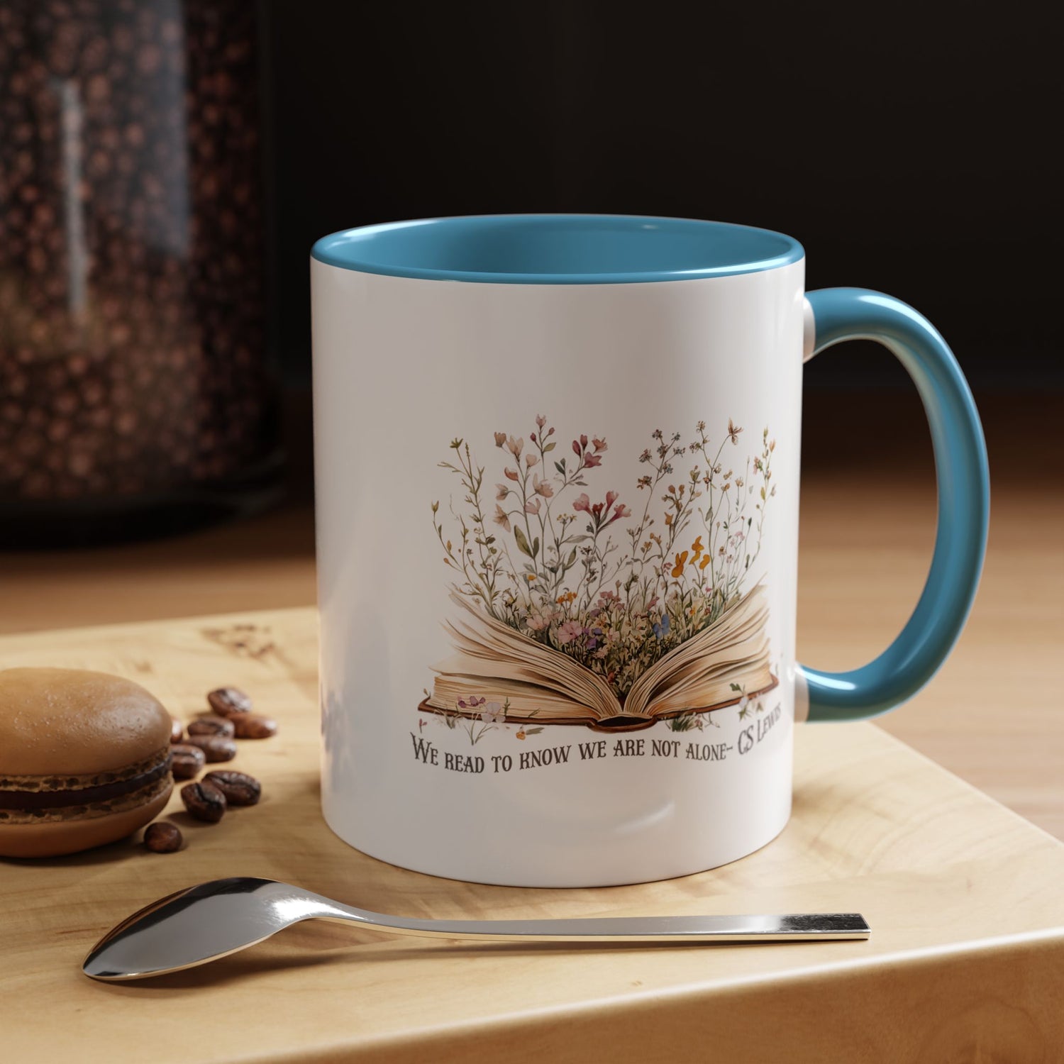 Reading Quote Accent Coffee Mug