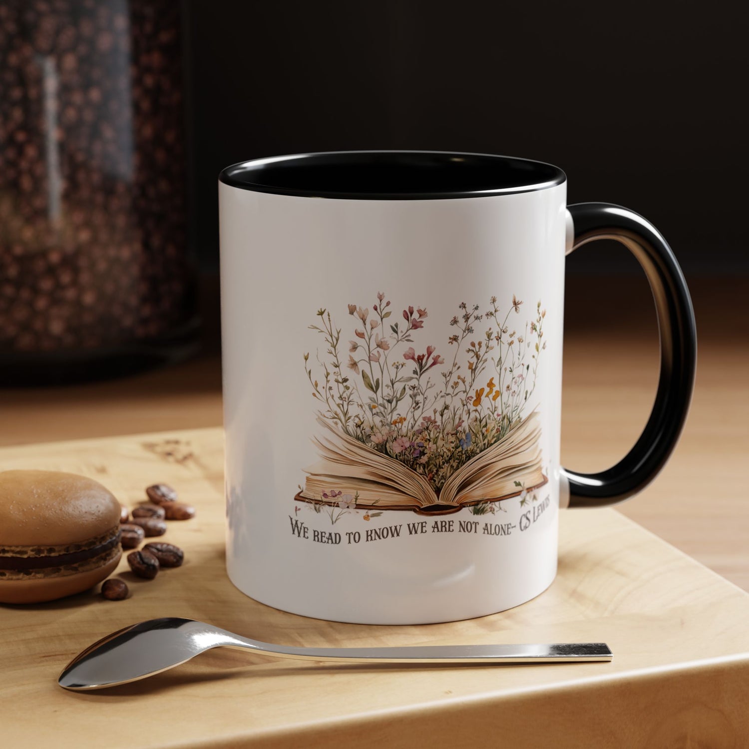 Reading Quote Accent Coffee Mug