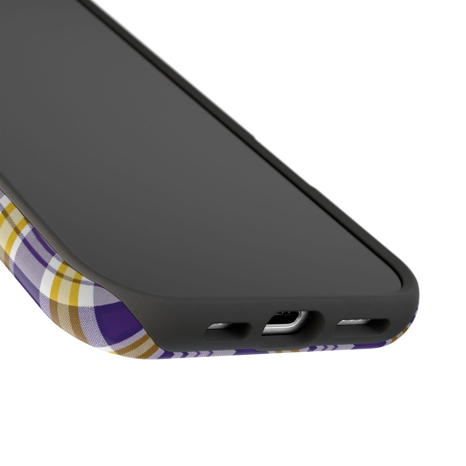 Impact-Resistant Phone Case- Louisiana Plaid