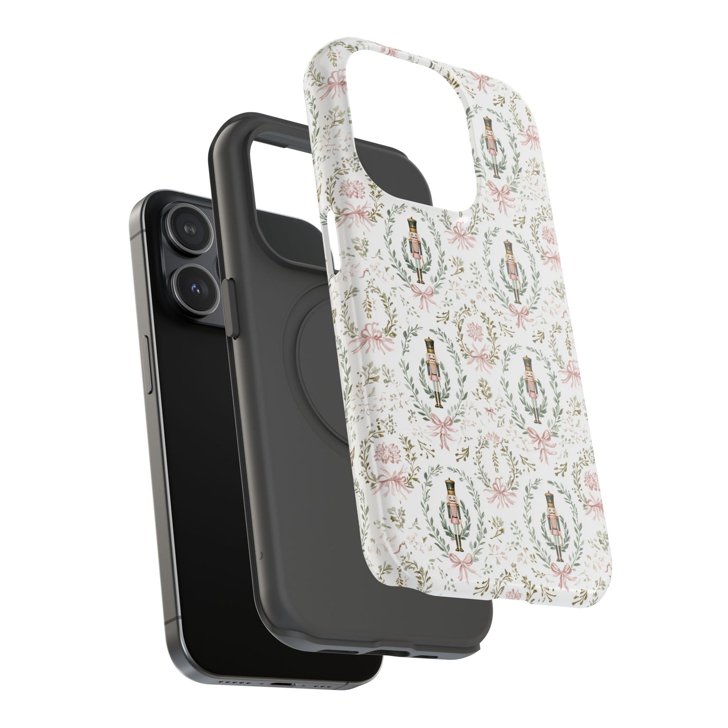Impact-Resistant Phone Case- Nutcracker Floral