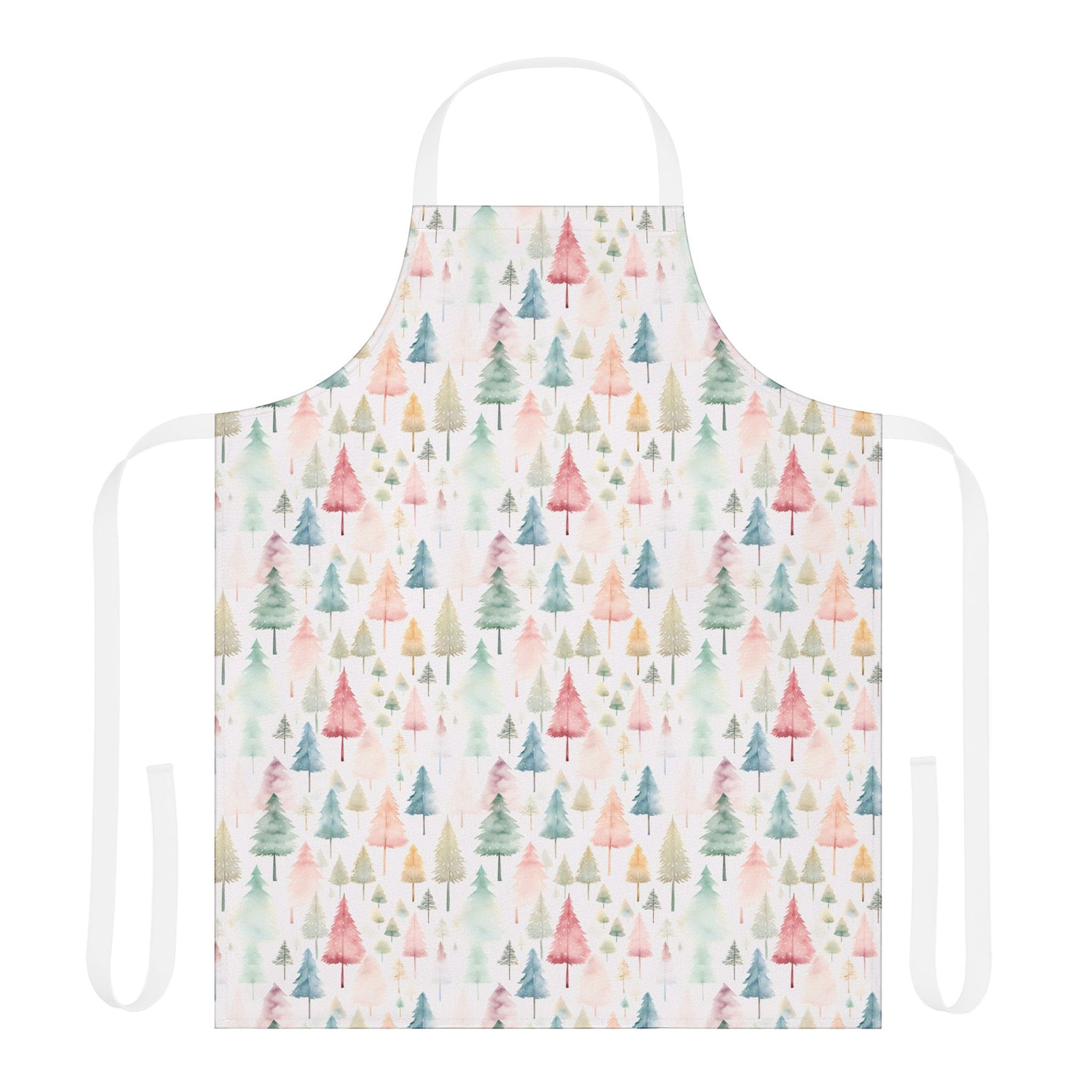 Whimsical Tree Design Apron, Kitchen Gift, Holiday Decor, Cooking Essentials, Art Apron, Baking Gift