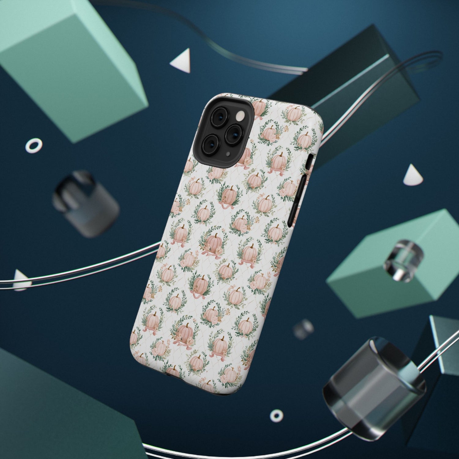 Elegant Pumpkin Impact-Resistant Phone Case, iPhone, Samsung