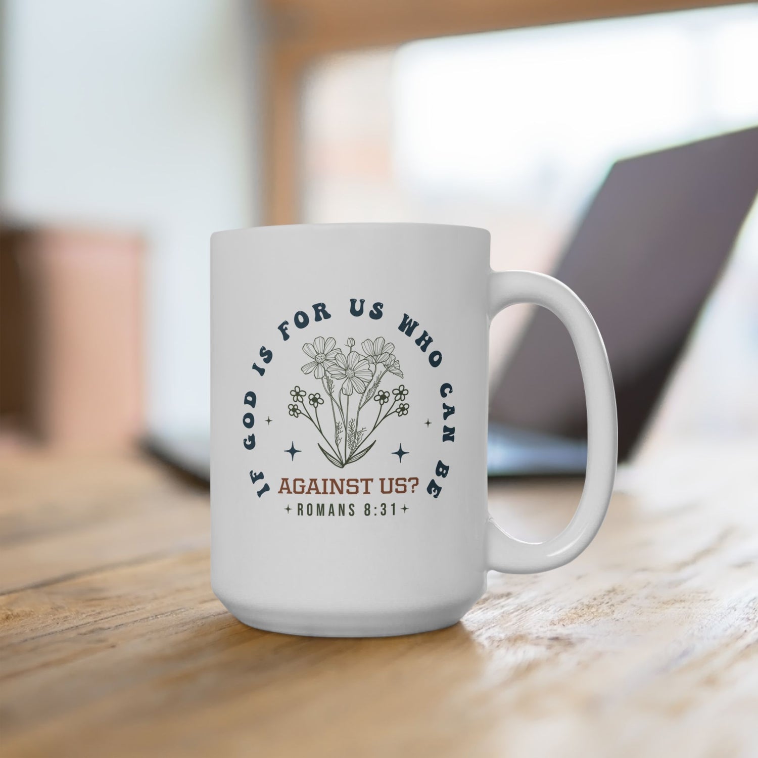 Christian Mug: Romans 8:31