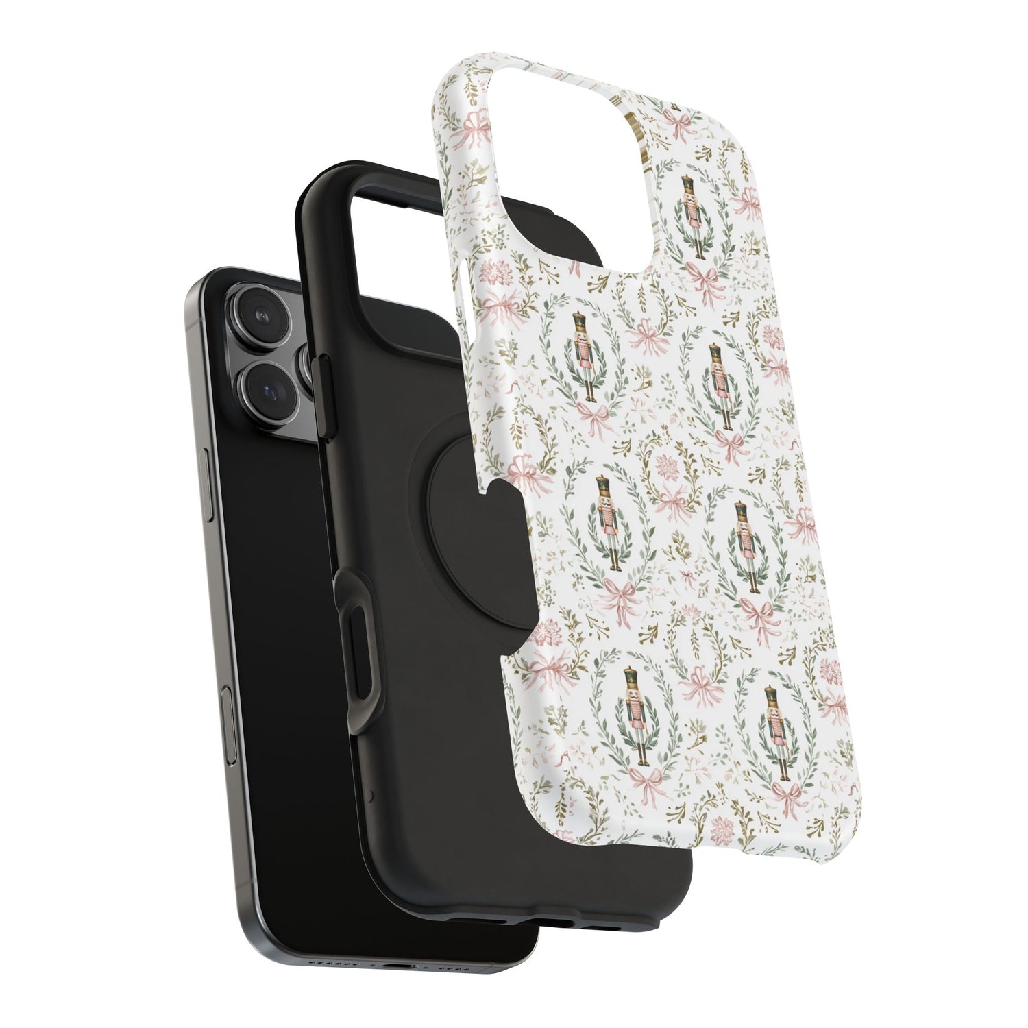 Impact-Resistant Phone Case- Nutcracker Floral