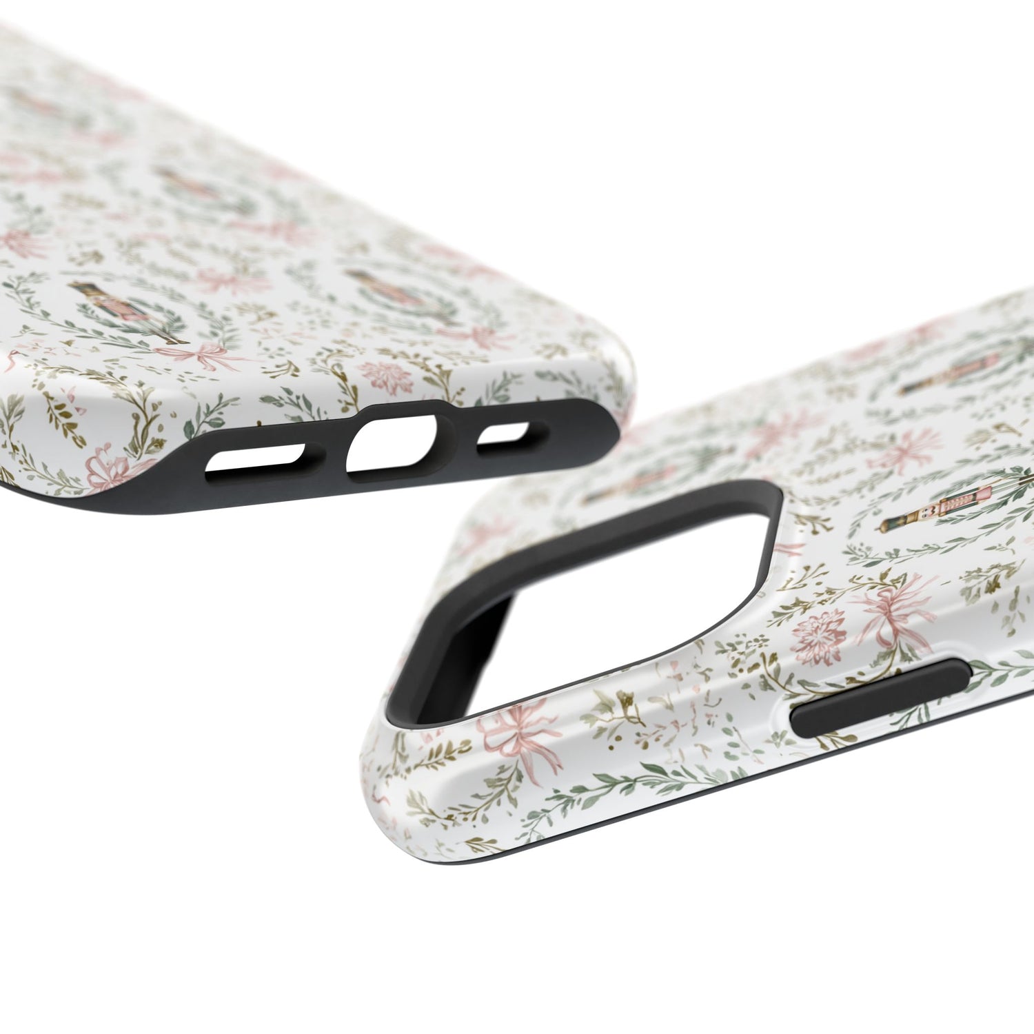 Impact-Resistant Phone Case- Nutcracker Floral
