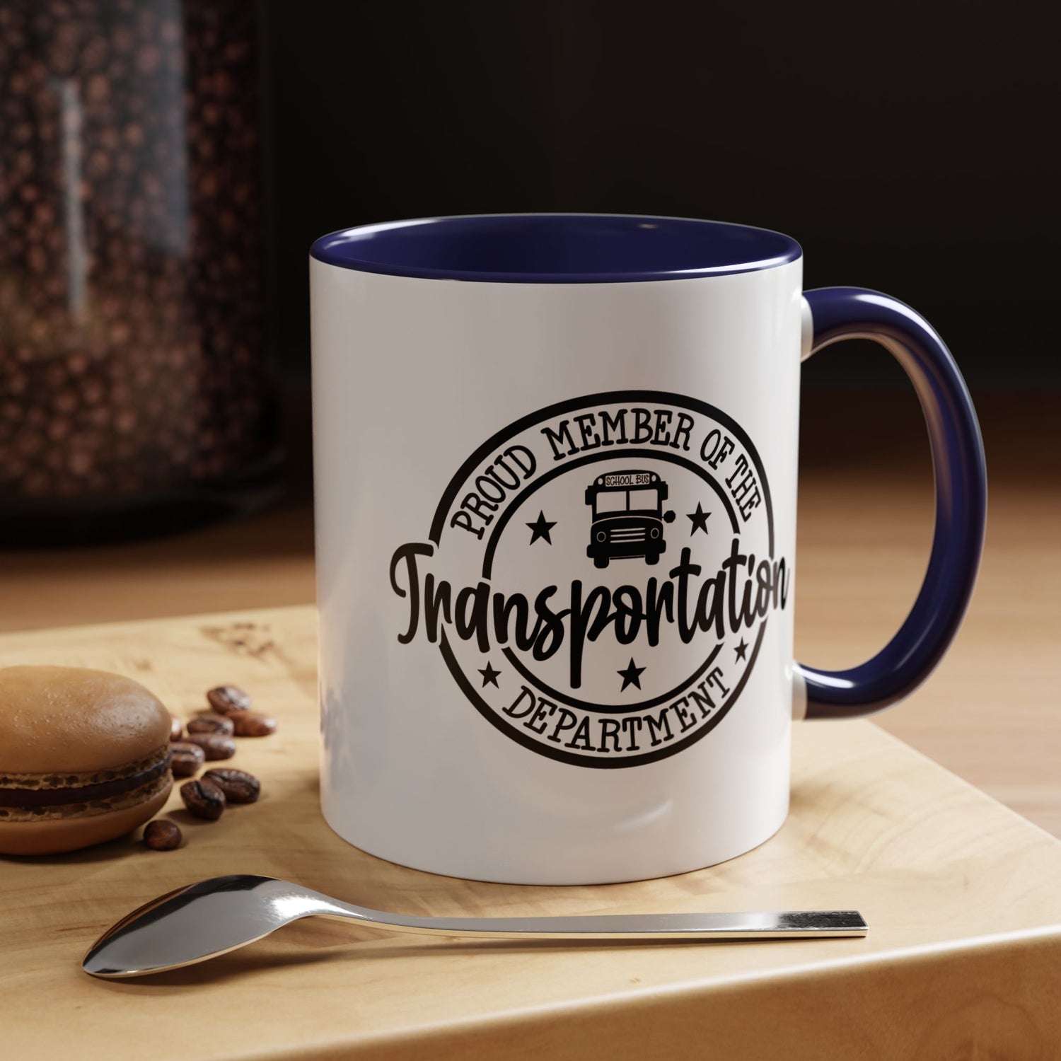 Transportation Department Coffee Mug, Proud Member Mug, Gift for Drivers, Transportation Lover Gift, Fun Coffee Cup, Tea and Coffee Mug