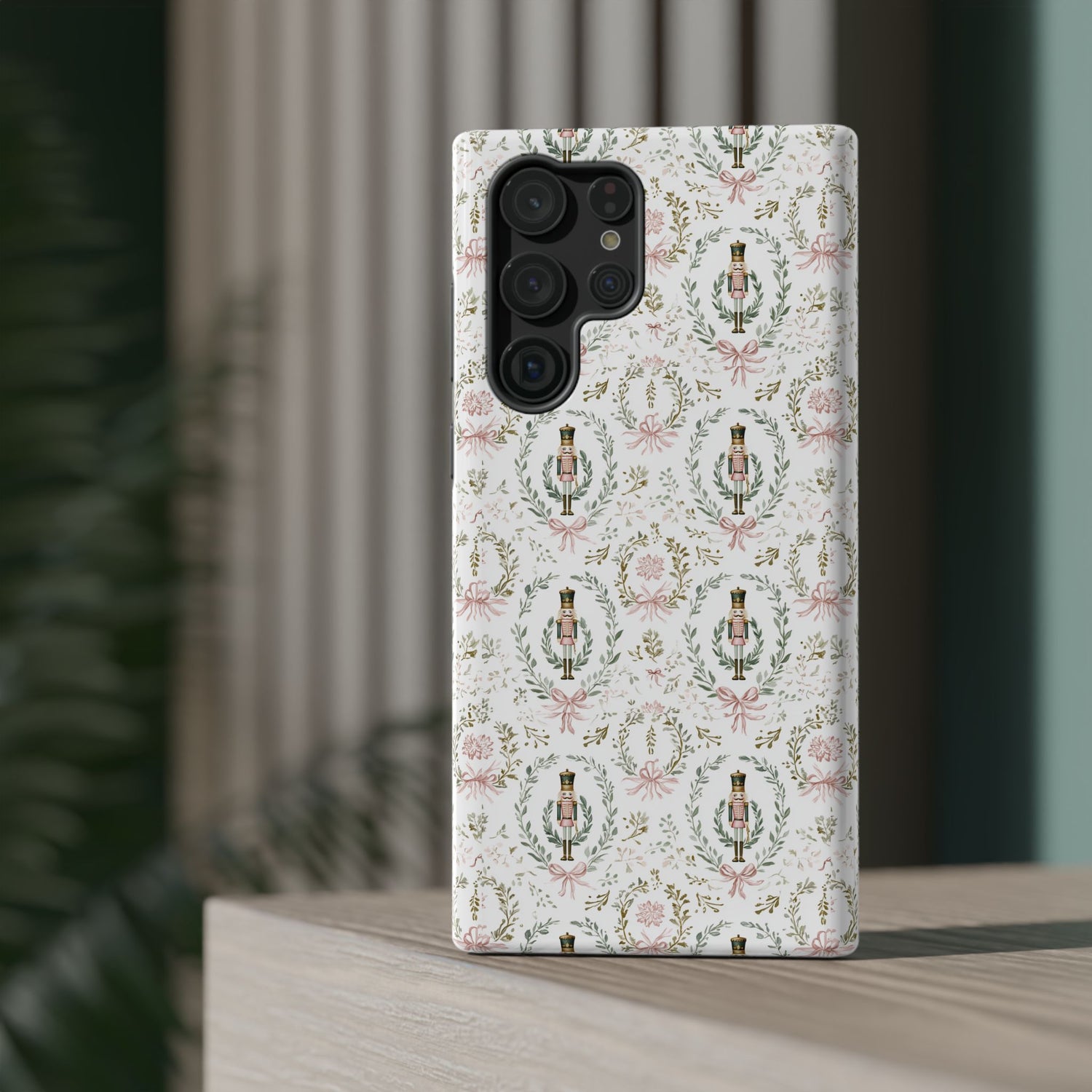 Impact-Resistant Phone Case- Nutcracker Floral