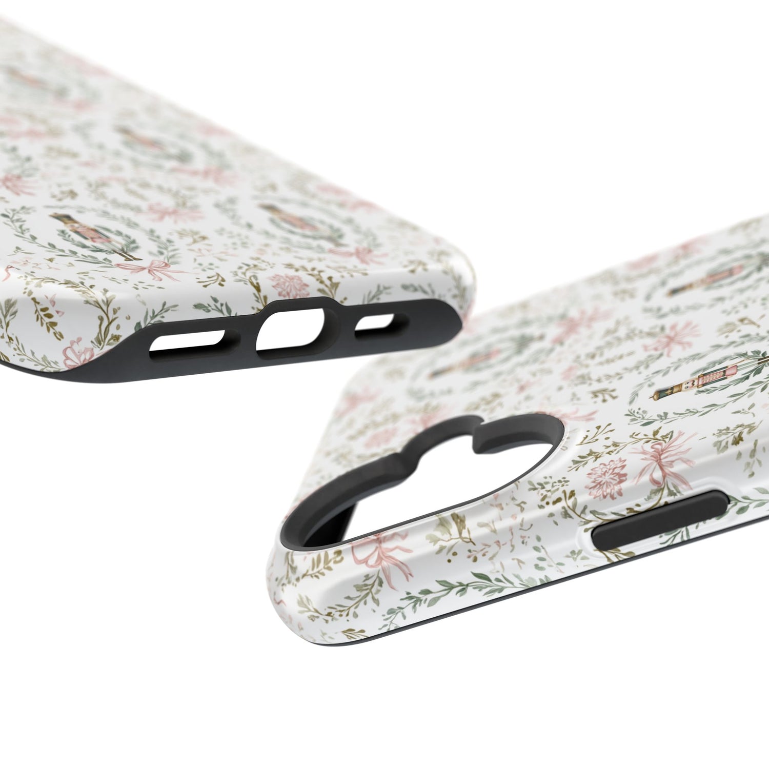 Impact-Resistant Phone Case- Nutcracker Floral