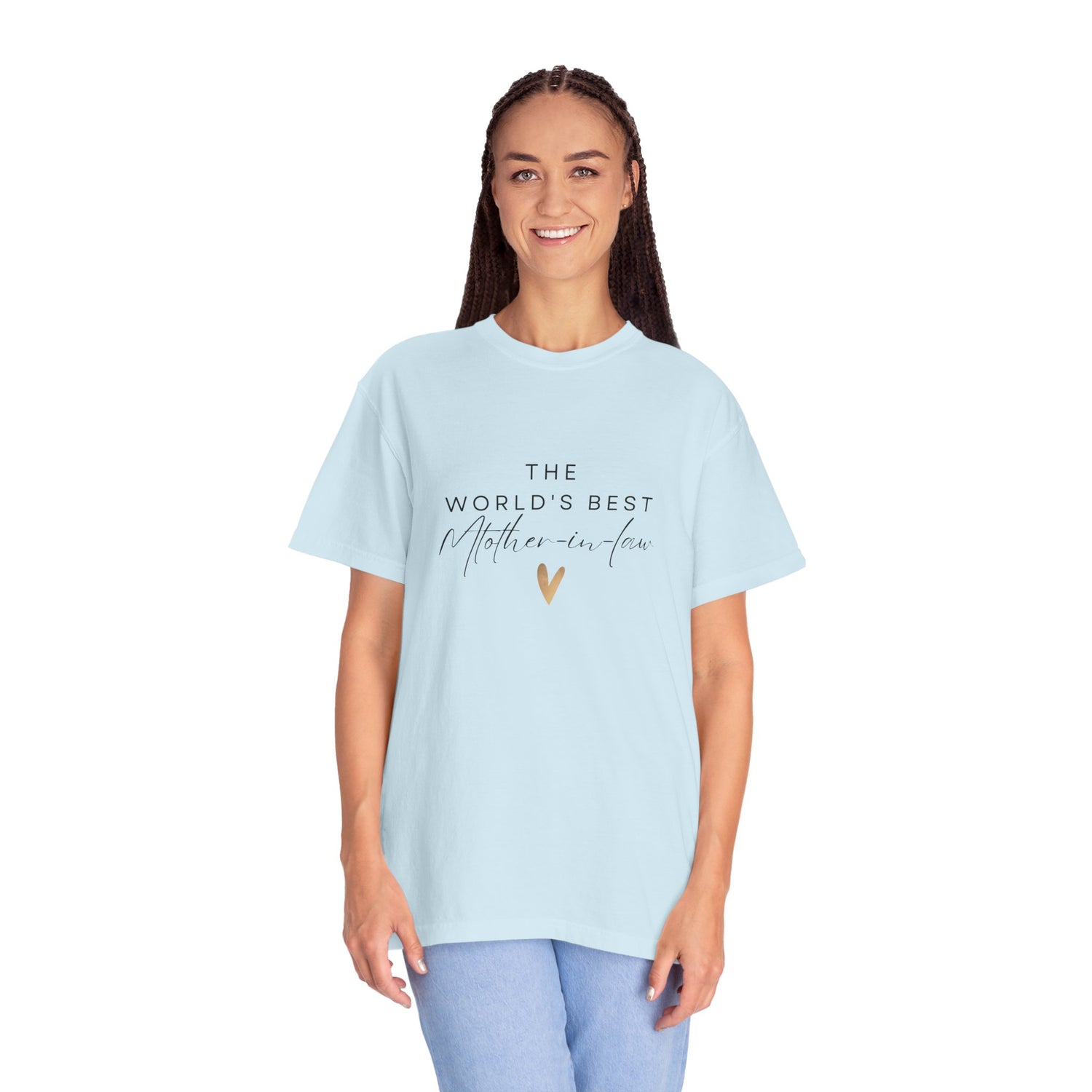 World's Best Mother Unisex Garment-Dyed T-Shirt | Perfect Gift for Mom, Mother's Day, Birthday, Family Reunion, Casual Wear