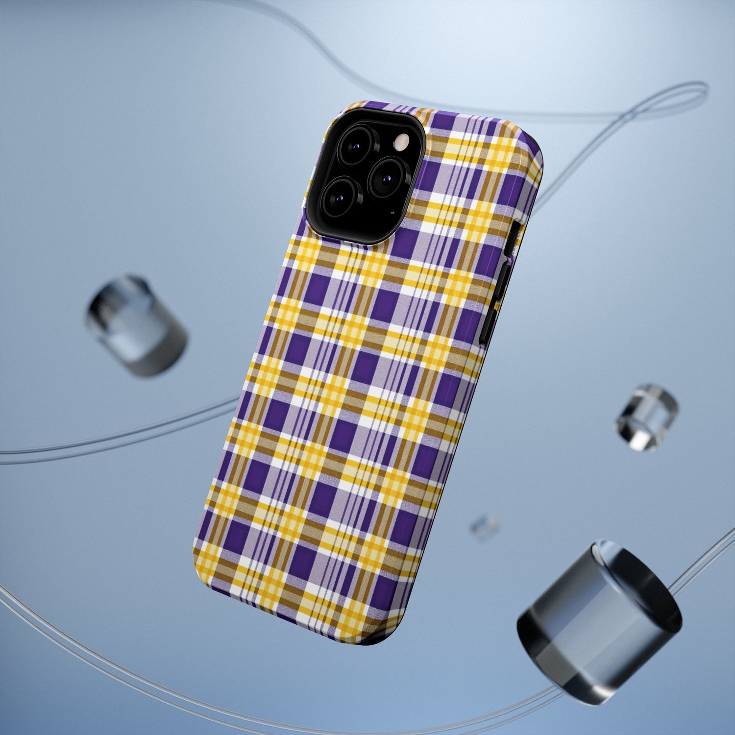 Impact-Resistant Phone Case- Louisiana Plaid