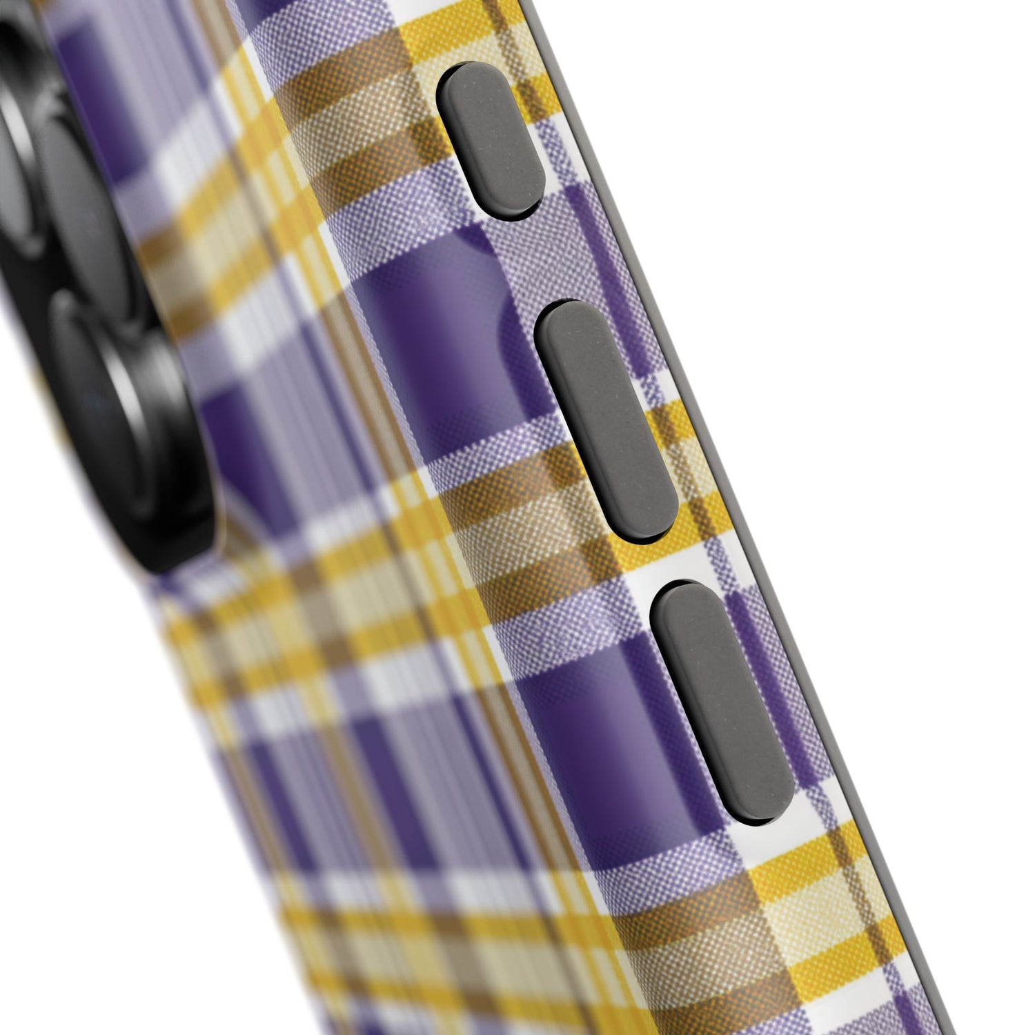 Impact-Resistant Phone Case- Louisiana Plaid