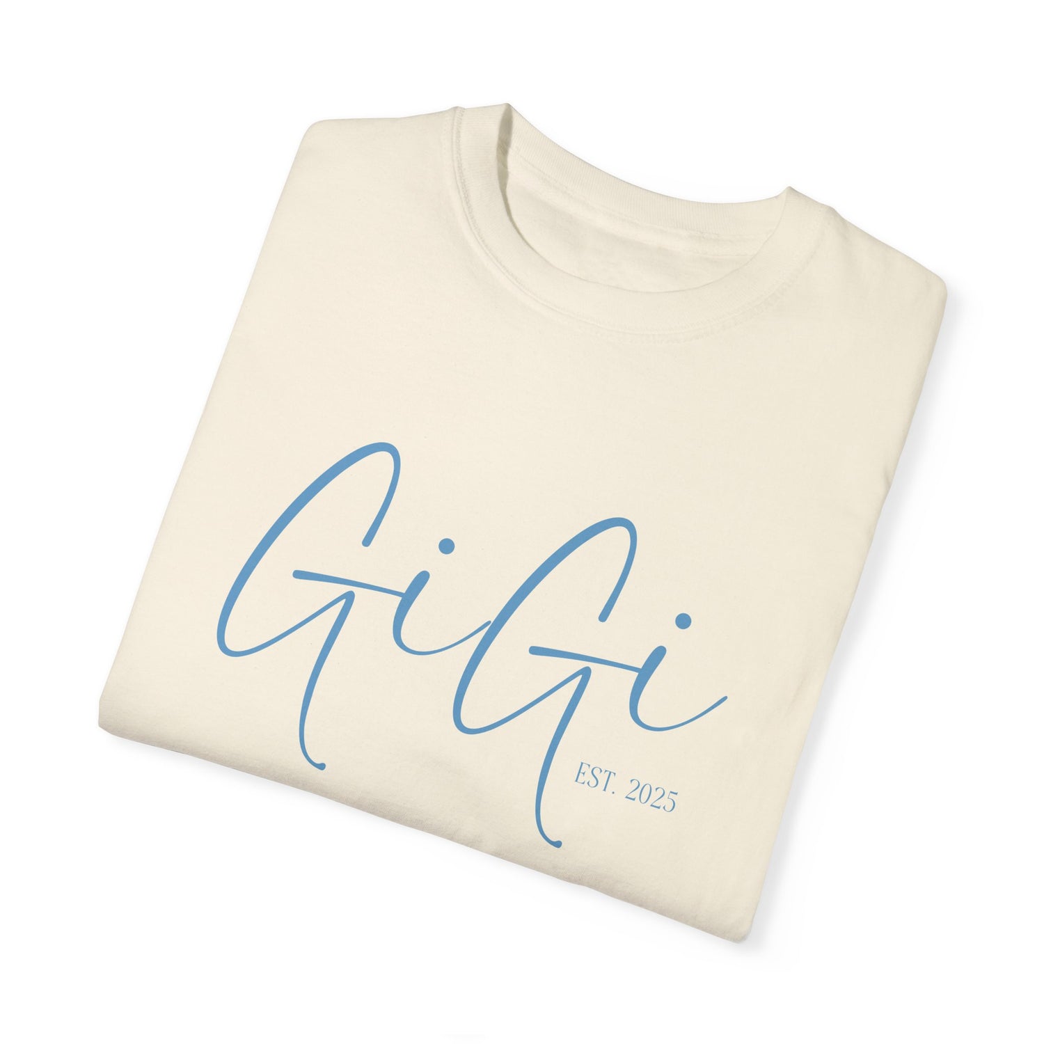 GiGi Est 2025 Garment-Dyed Shirt Blue