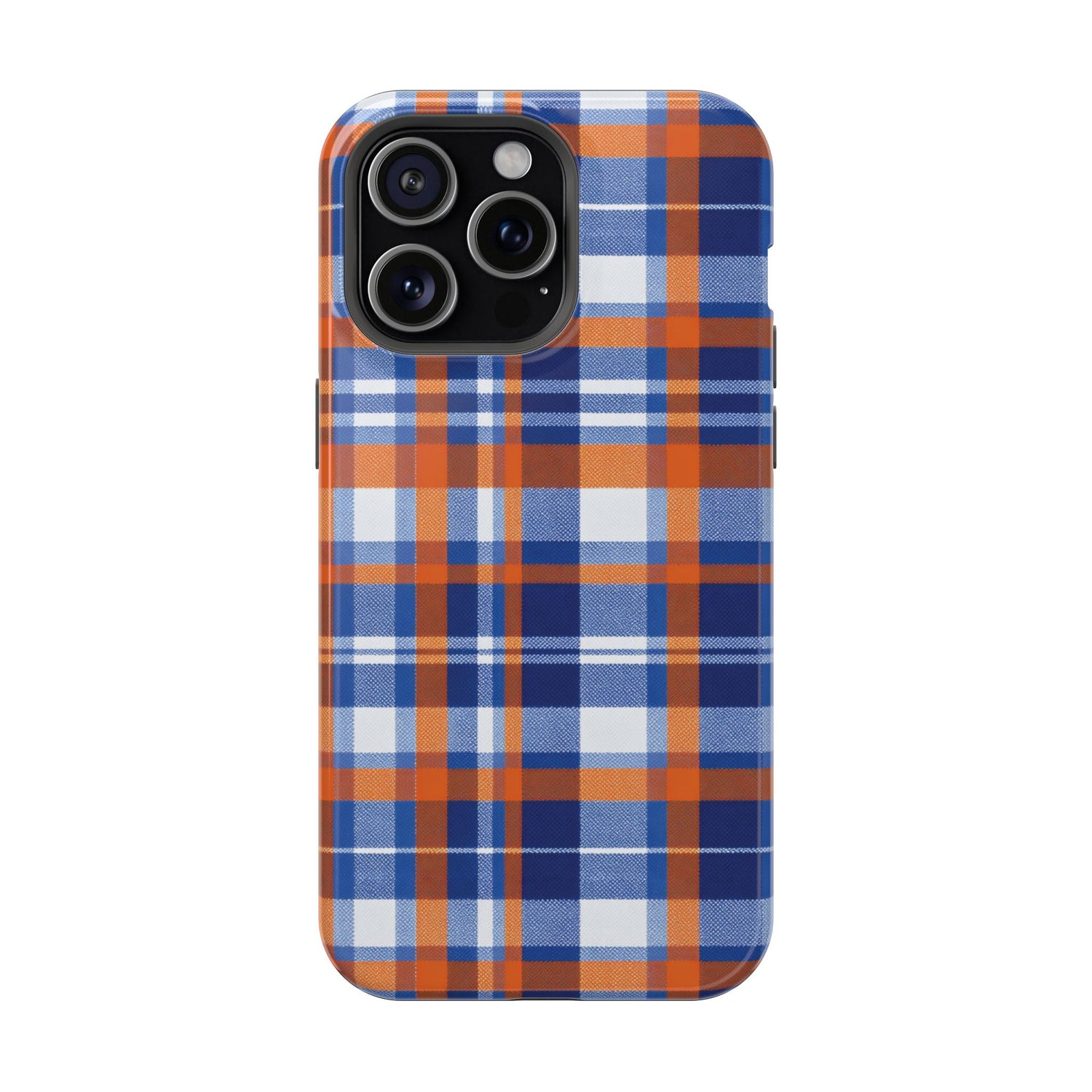 Impact-Resistant Phone Case- Florida Plaid