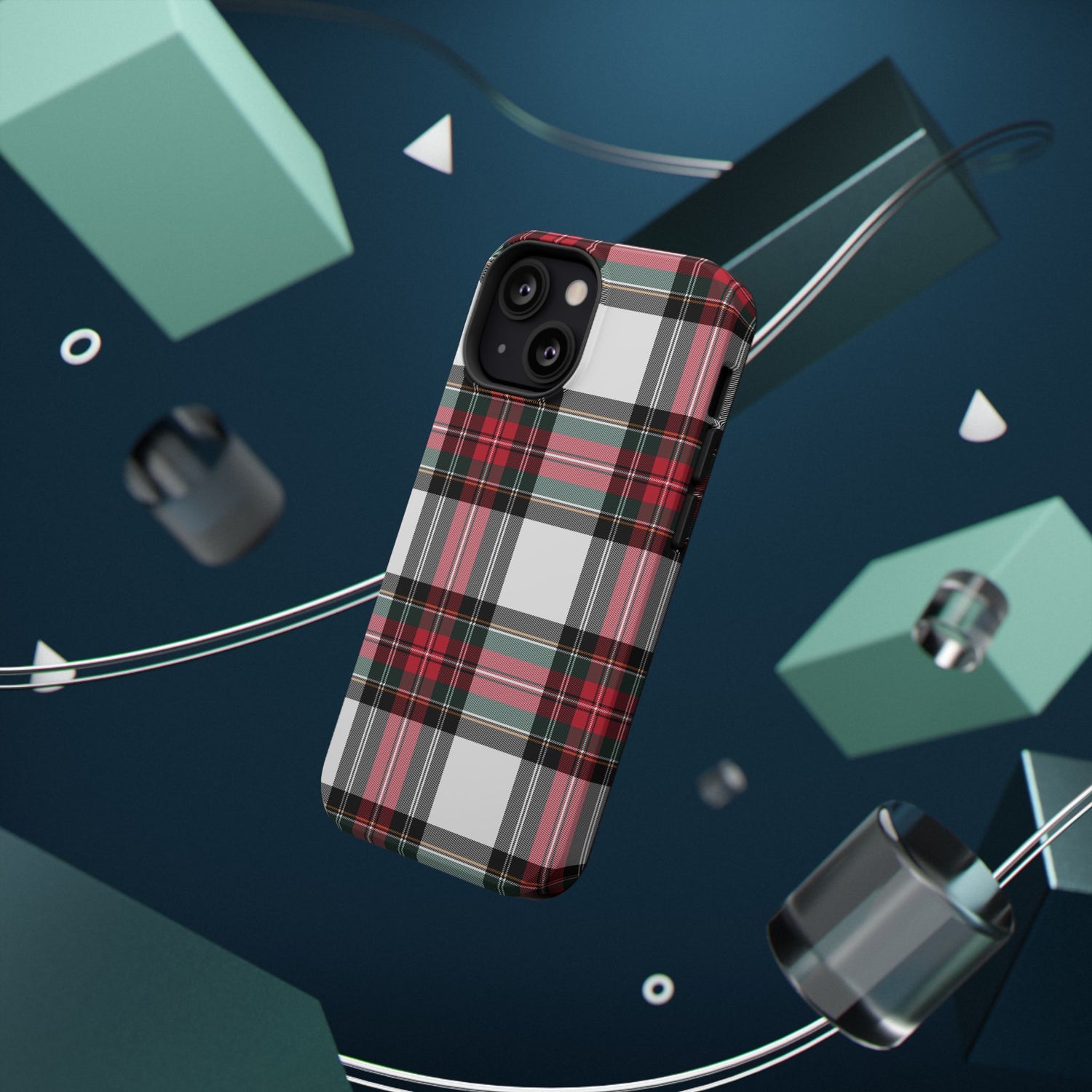 New Tartan Christmas Plaid Impact-Resistant Cases, iPhone, Samsung