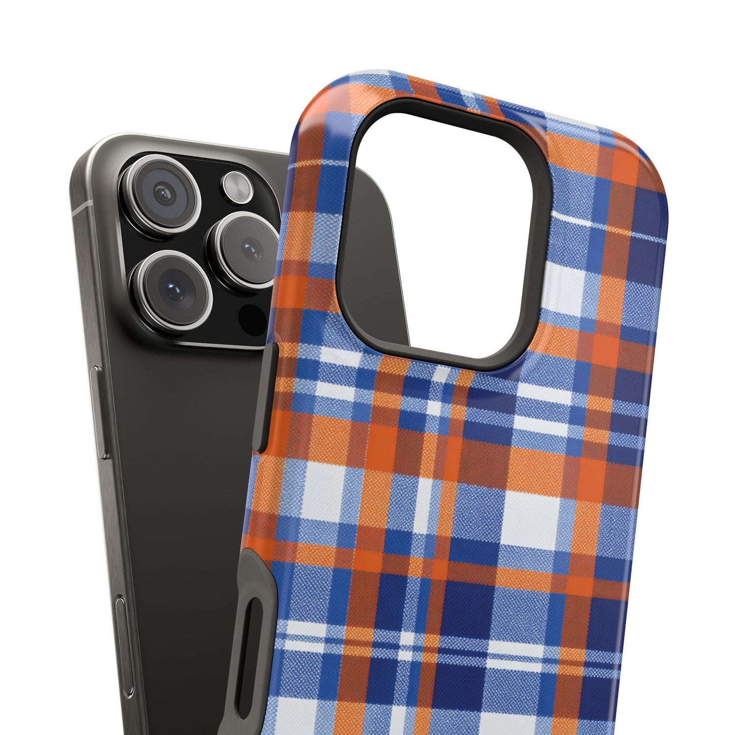 Impact-Resistant Phone Case- Florida Plaid