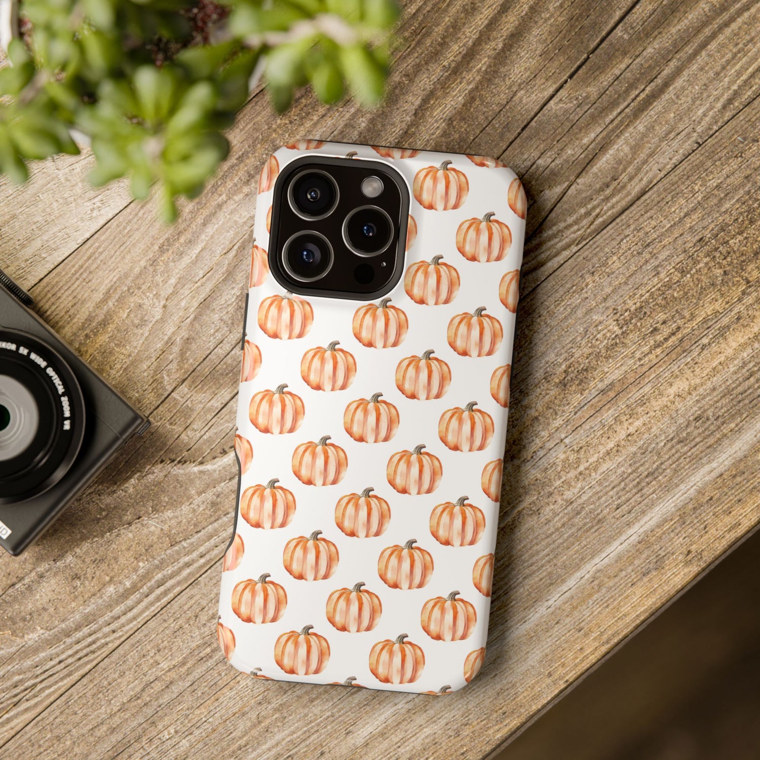 Watercolor Pumpkins Impact-Resistant Case, iPhone, Samsung