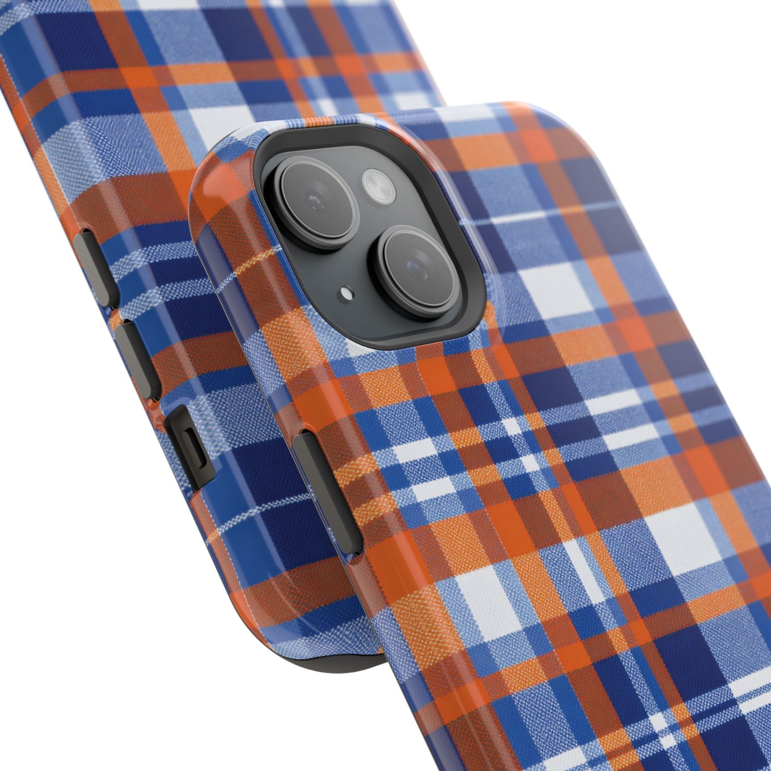 Impact-Resistant Phone Case- Florida Plaid