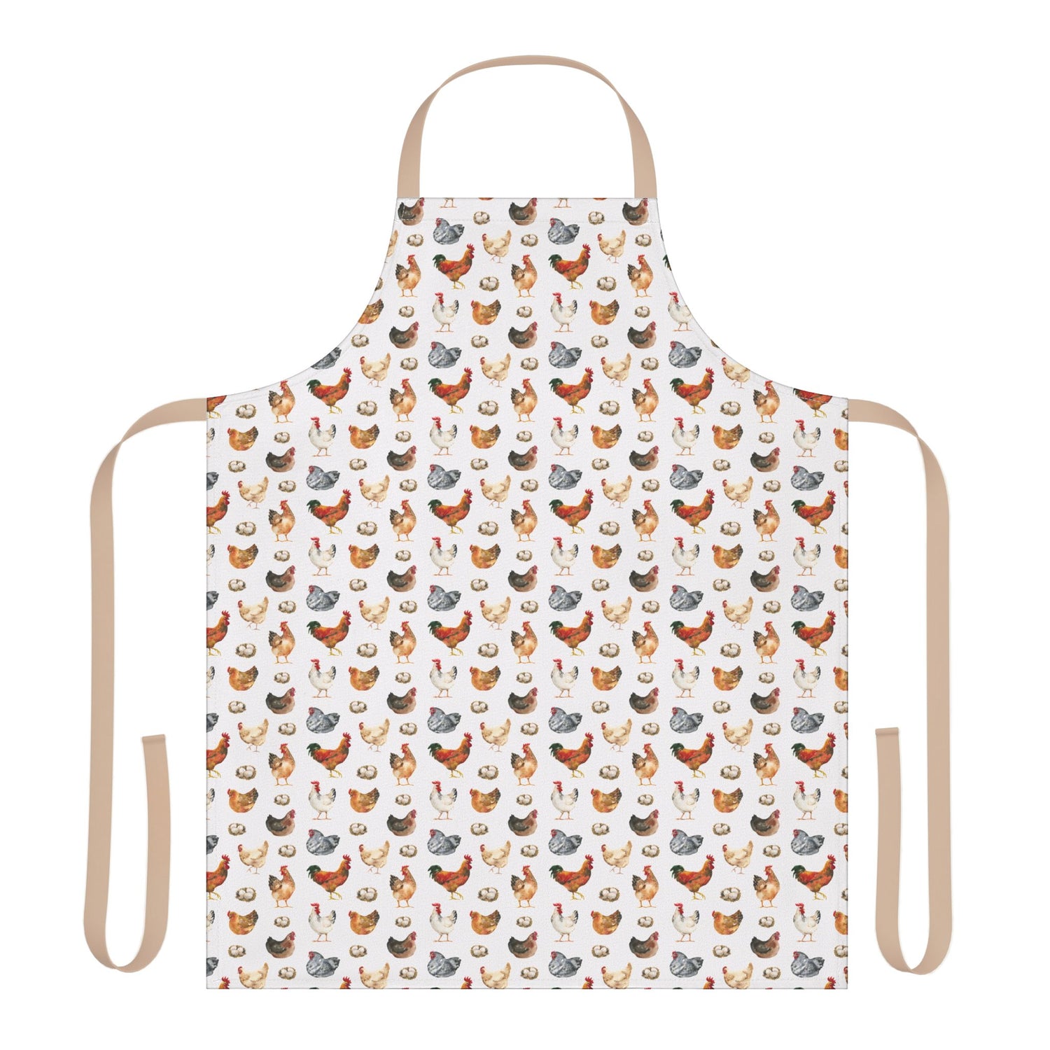 Charming Chicken Apron for Home Chefs, Cute Cooking Gift, Farmhouse Kitchen Decor, Party Apron for Gatherings, Unique Culinary Accessory