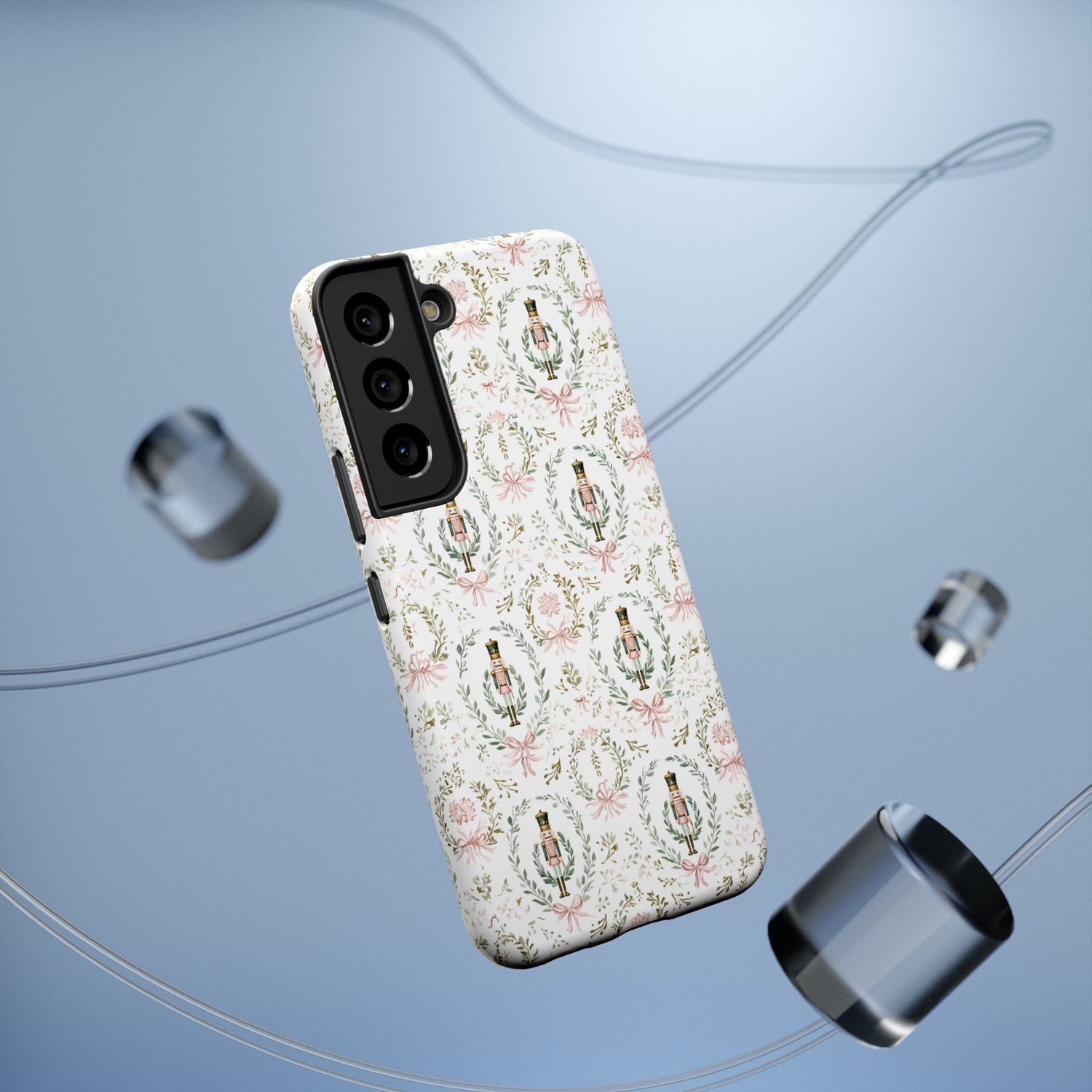 Impact-Resistant Phone Case- Nutcracker Floral