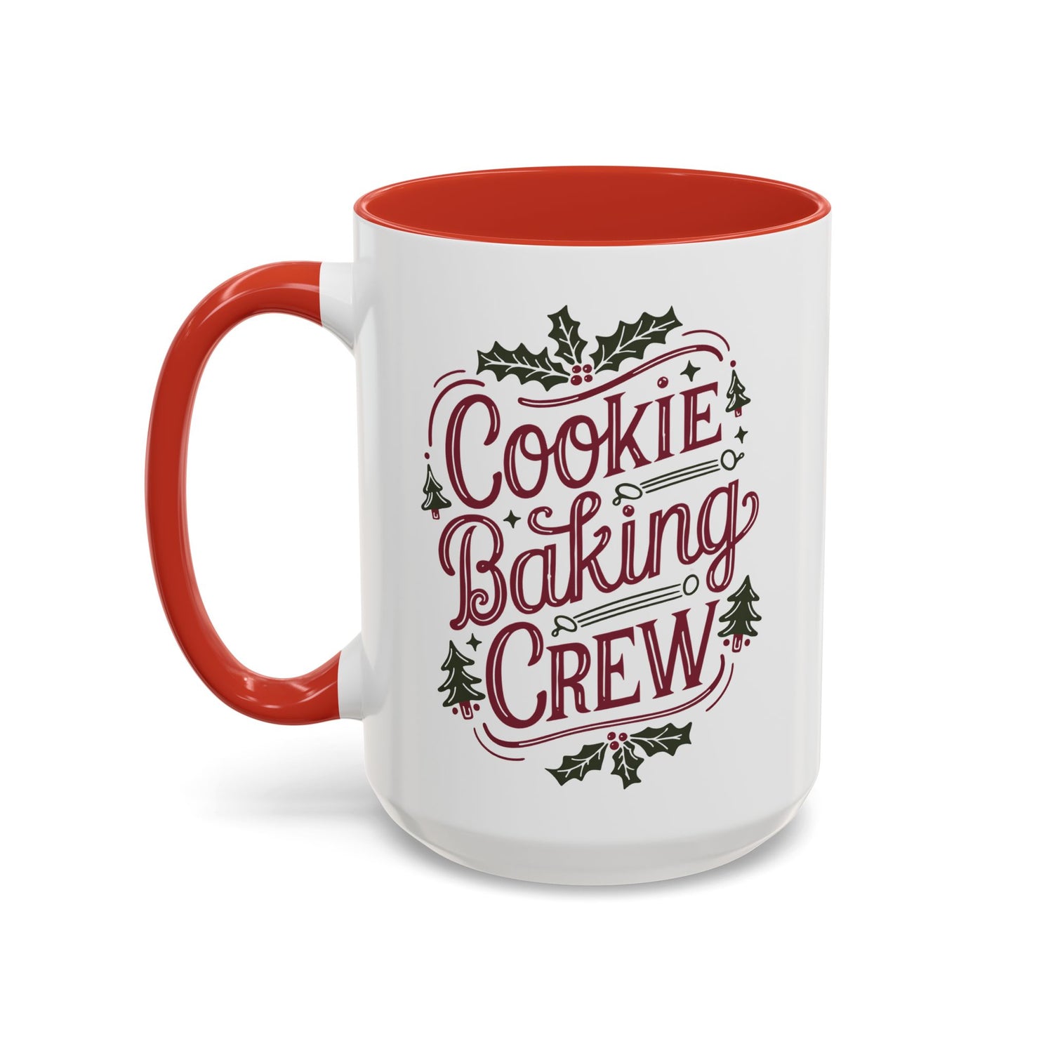 Cookie Baking Crew Coffee Mug | Holiday Gift for Bakers | Cute Ceramic Cup for Home, Kitchen Decor, Christmas, Cookie Lovers