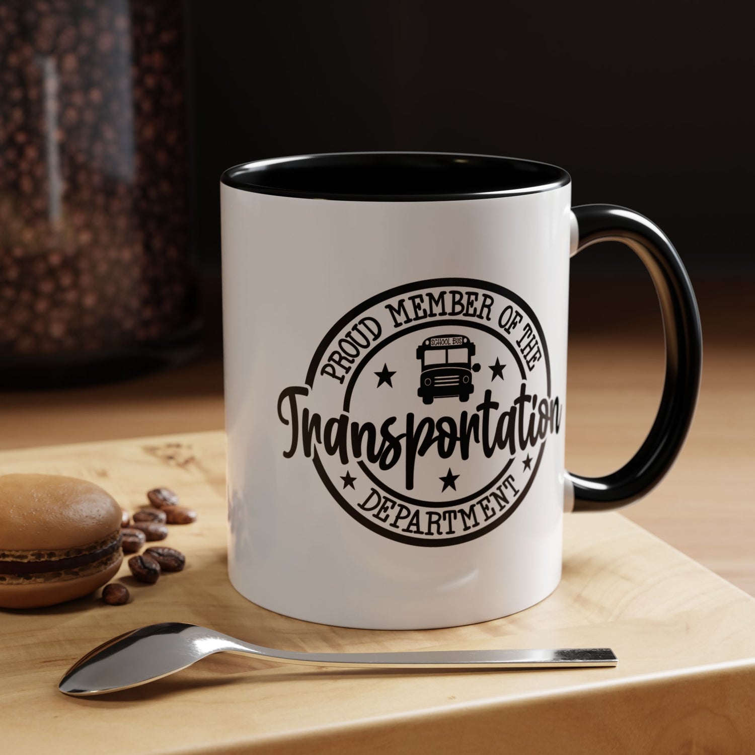 Transportation Department Coffee Mug, Proud Member Mug, Gift for Drivers, Transportation Lover Gift, Fun Coffee Cup, Tea and Coffee Mug