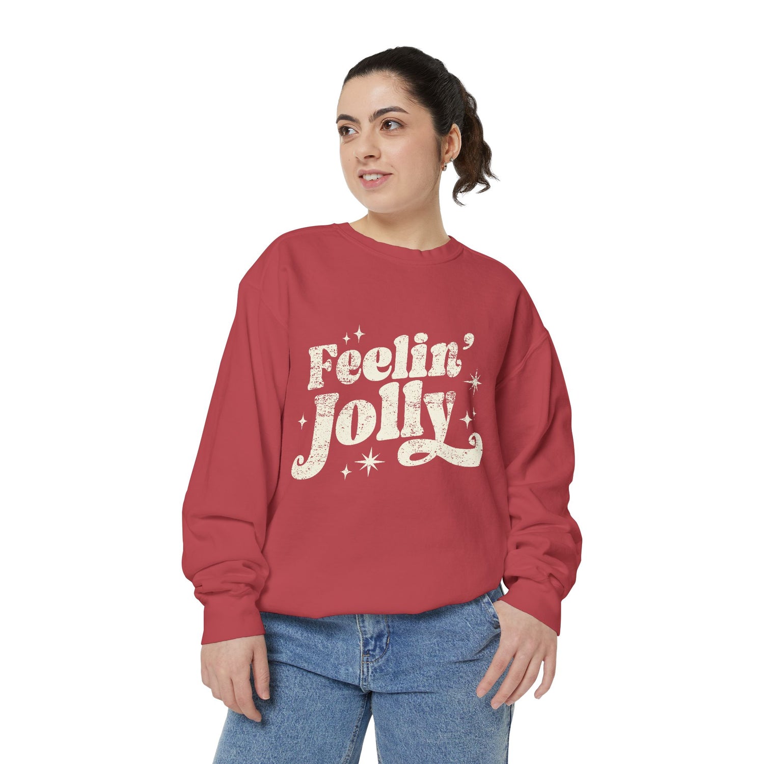 Premium Feelin' Jolly Comfort Colors Sweatshirt