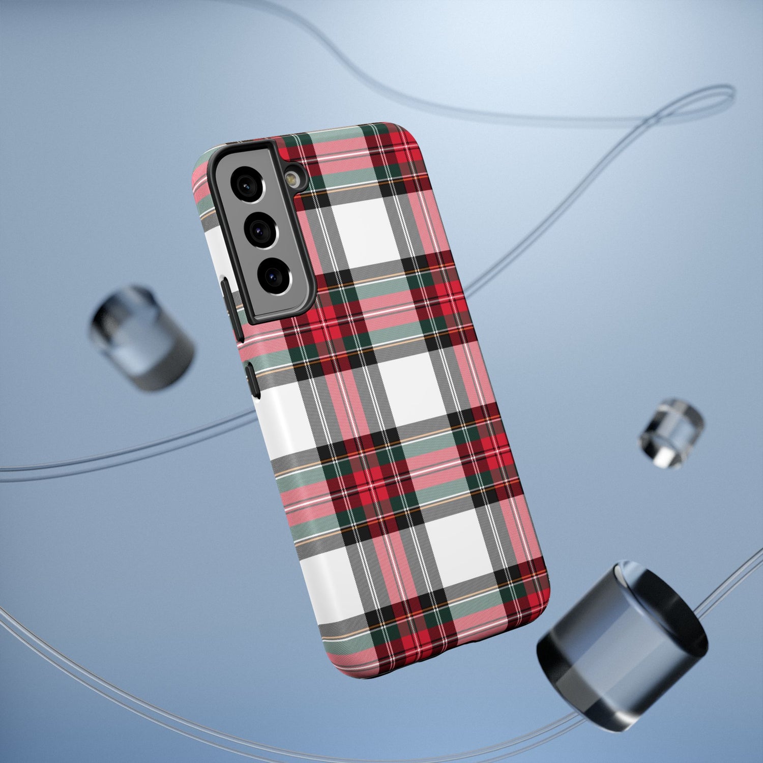 New Tartan Christmas Plaid Impact-Resistant Cases, iPhone, Samsung