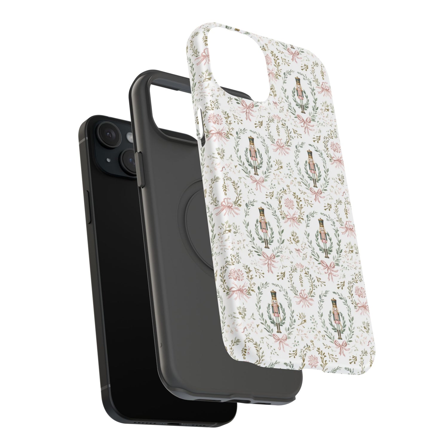 Impact-Resistant Phone Case- Nutcracker Floral