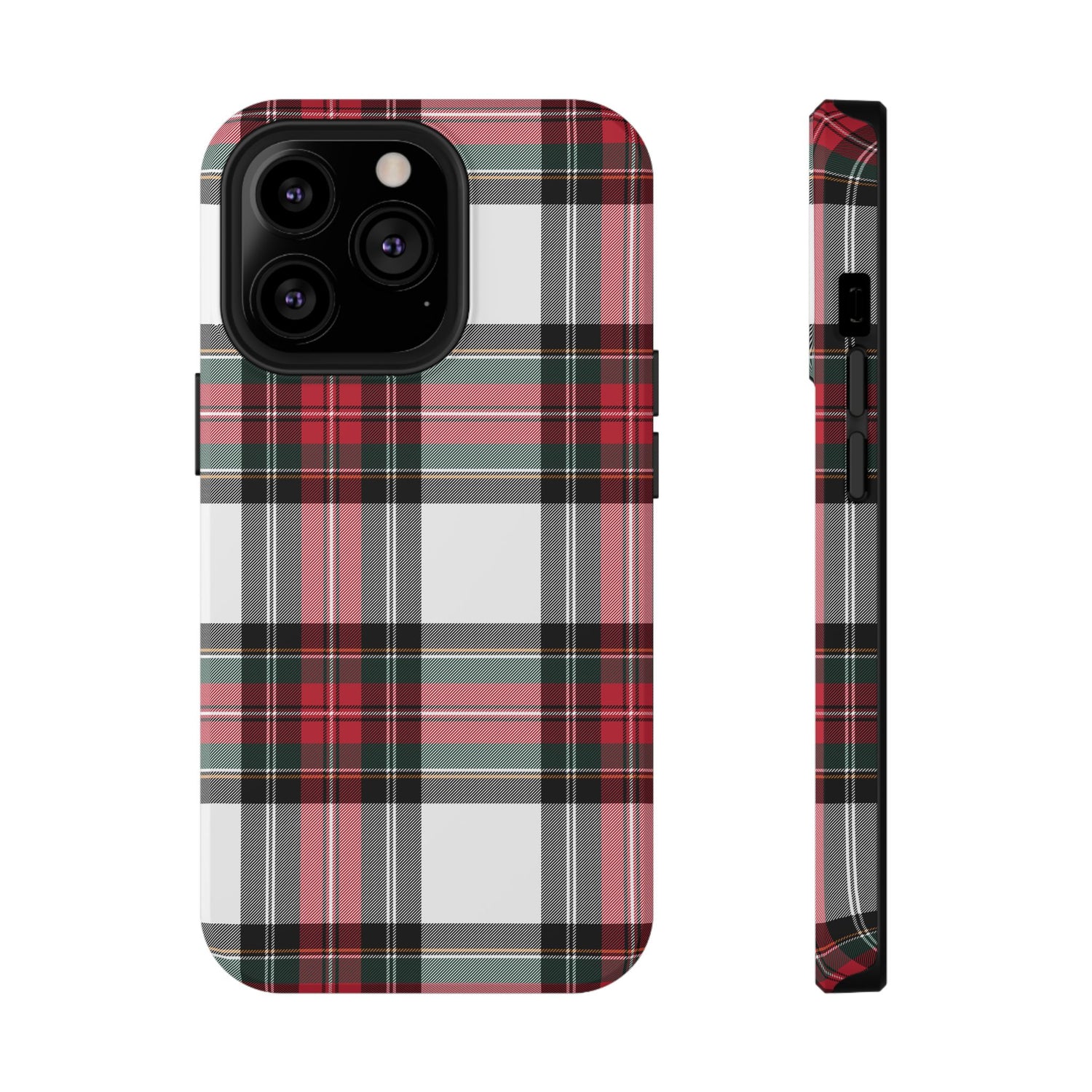 New Tartan Christmas Plaid Impact-Resistant Cases, iPhone, Samsung
