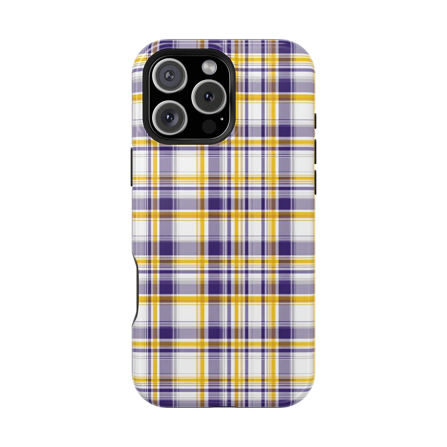 Louisiana Plaid Impact-Resistant Phone Case