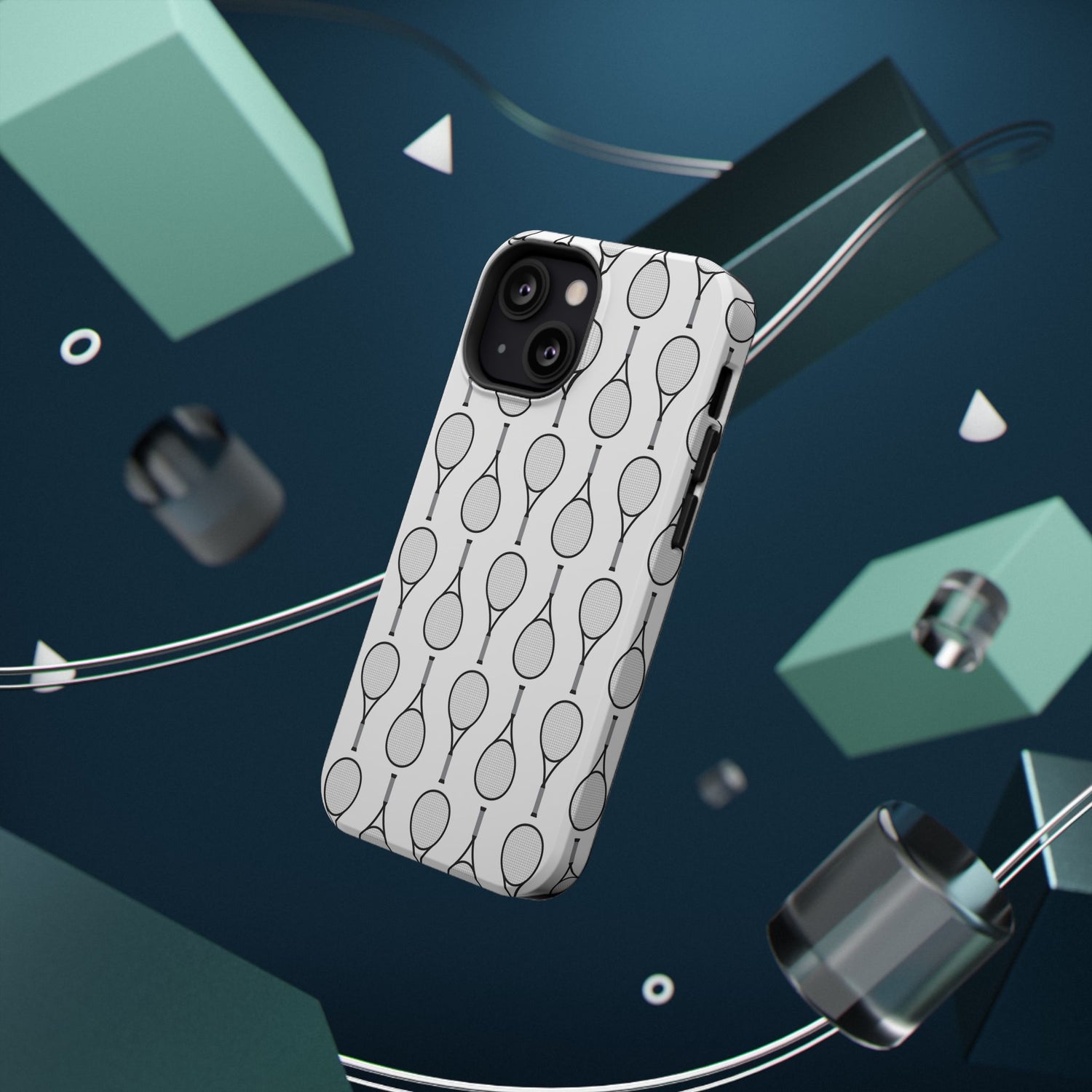 Impact-Resistant Phone Case- Tennis Racquets