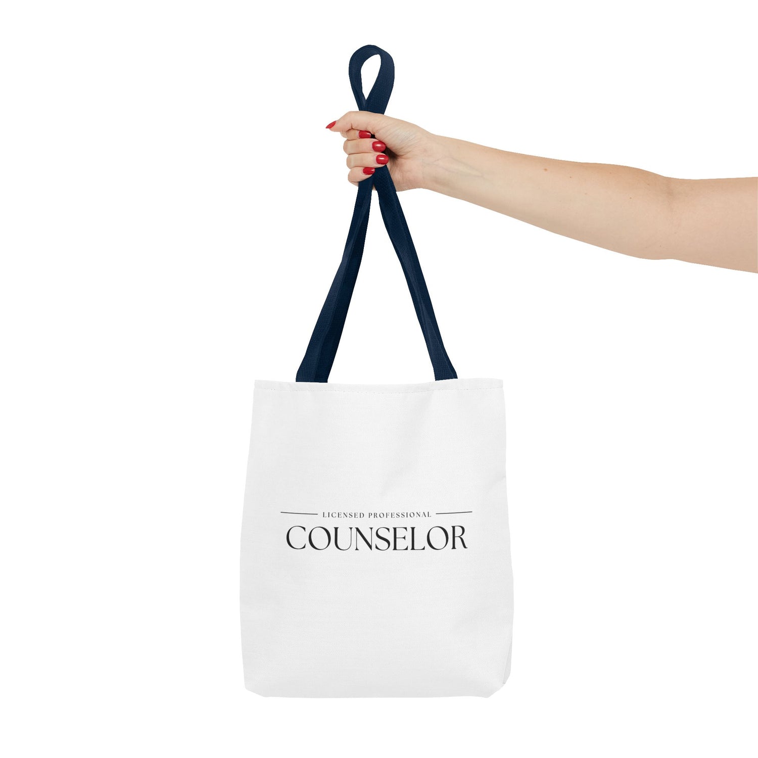 Licensed Counselor Tote Bag | Eco-Friendly Shopping Bag | Gift for Counselors, Therapist Tote, Daily Use Bag, Professional Accessory