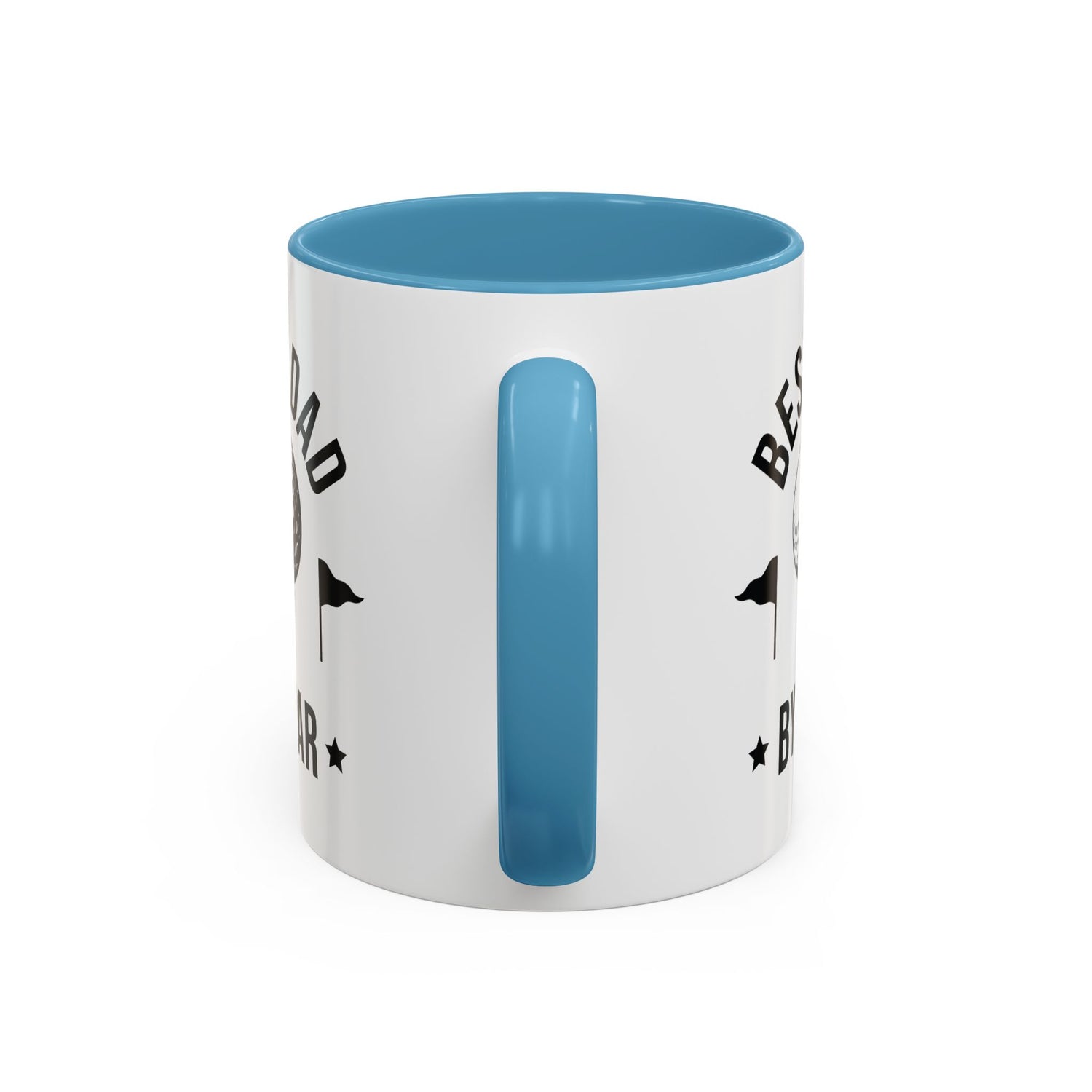 Dad Mug/Father's Day/Golfer/Gifts for him/Funny Mug/Accent Coffee Mug (11, 15oz) "Best Dad By Par"